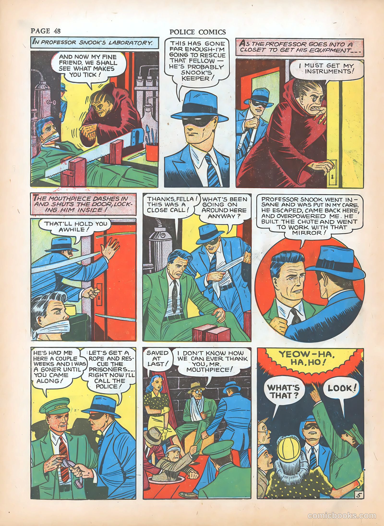 Police Comics #5 (1941) — page 50 of 68