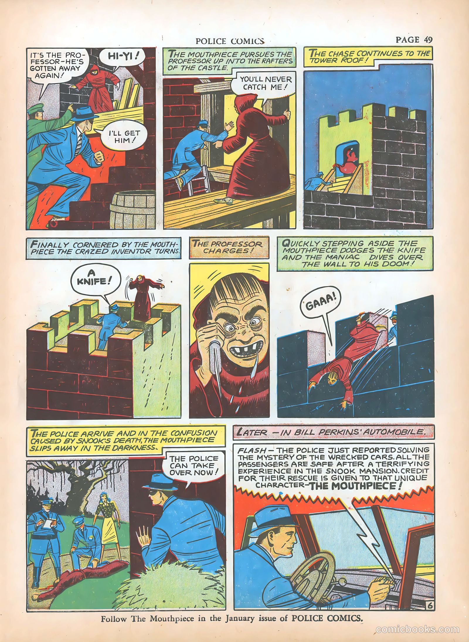 Police Comics #5 (1941) — page 51 of 68