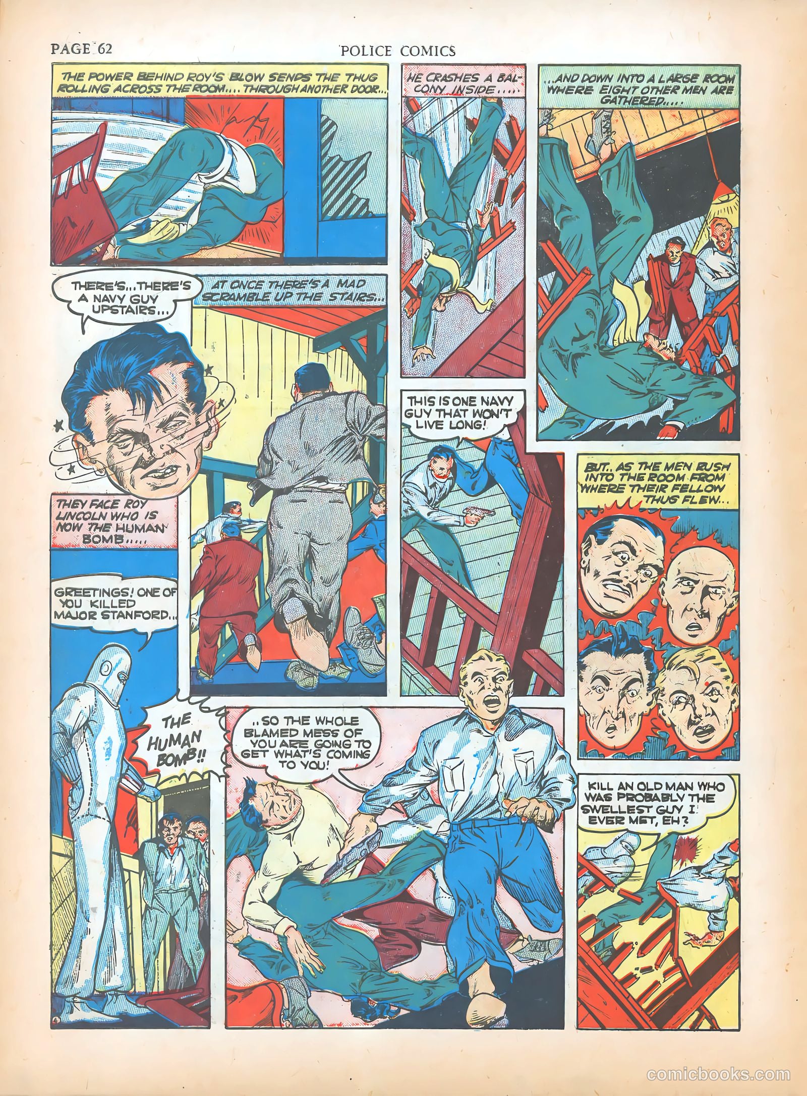 Police Comics #5 (1941) — page 64 of 68
