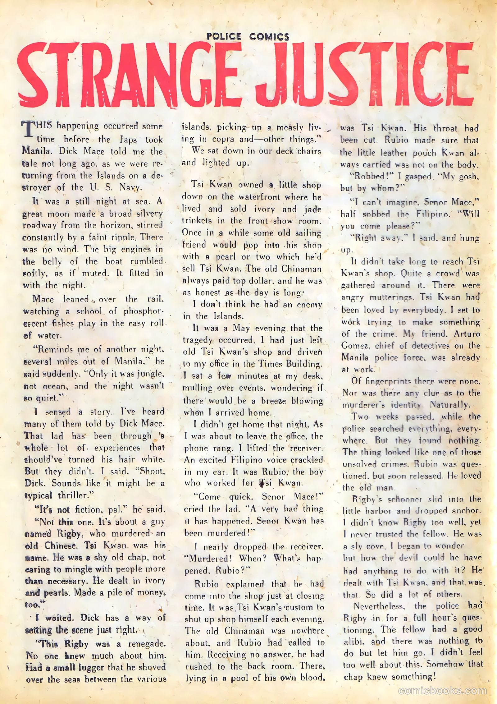 Police Comics #50 (1946) — page 40 of 60