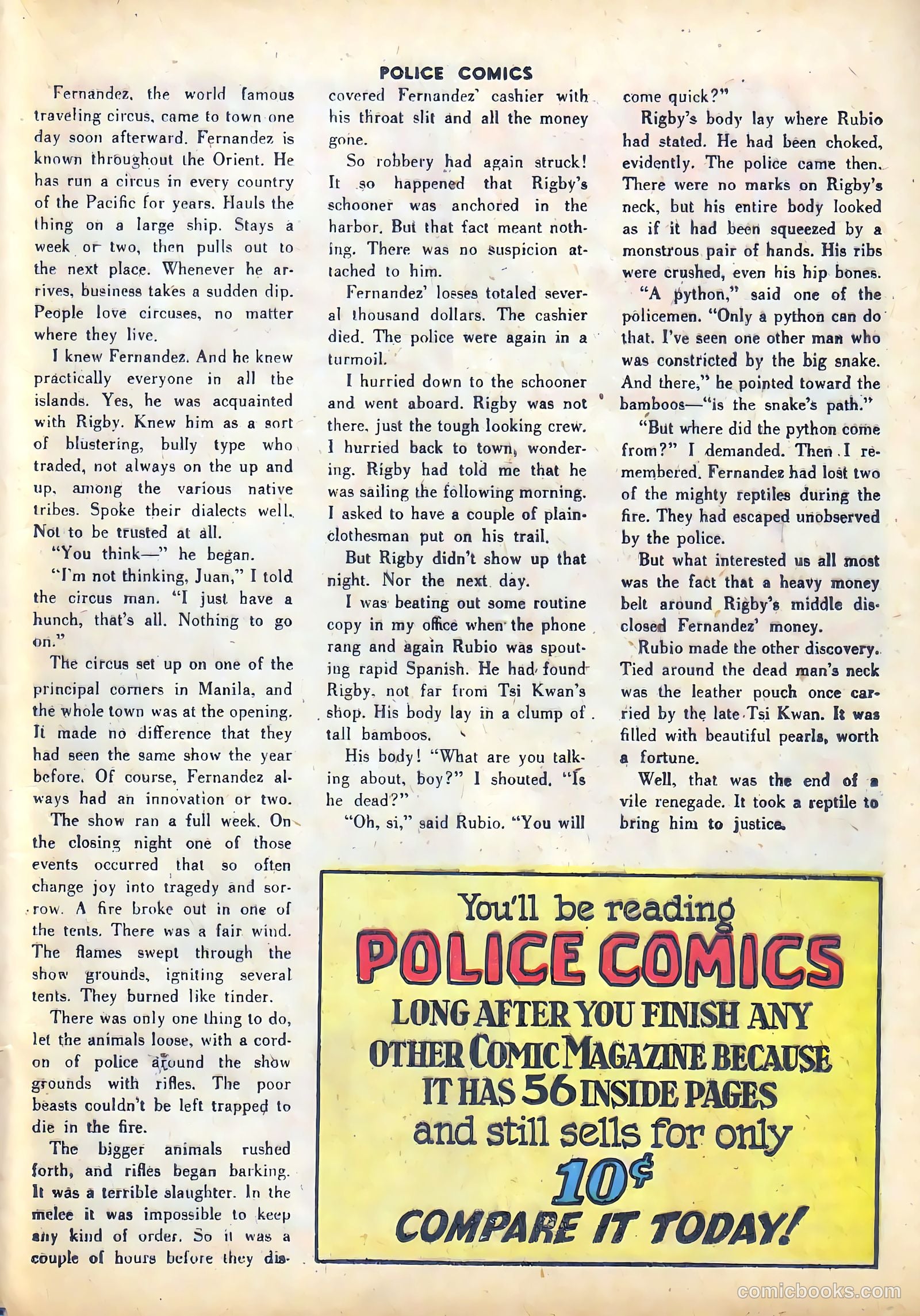 Police Comics #50 (1946) — page 41 of 60