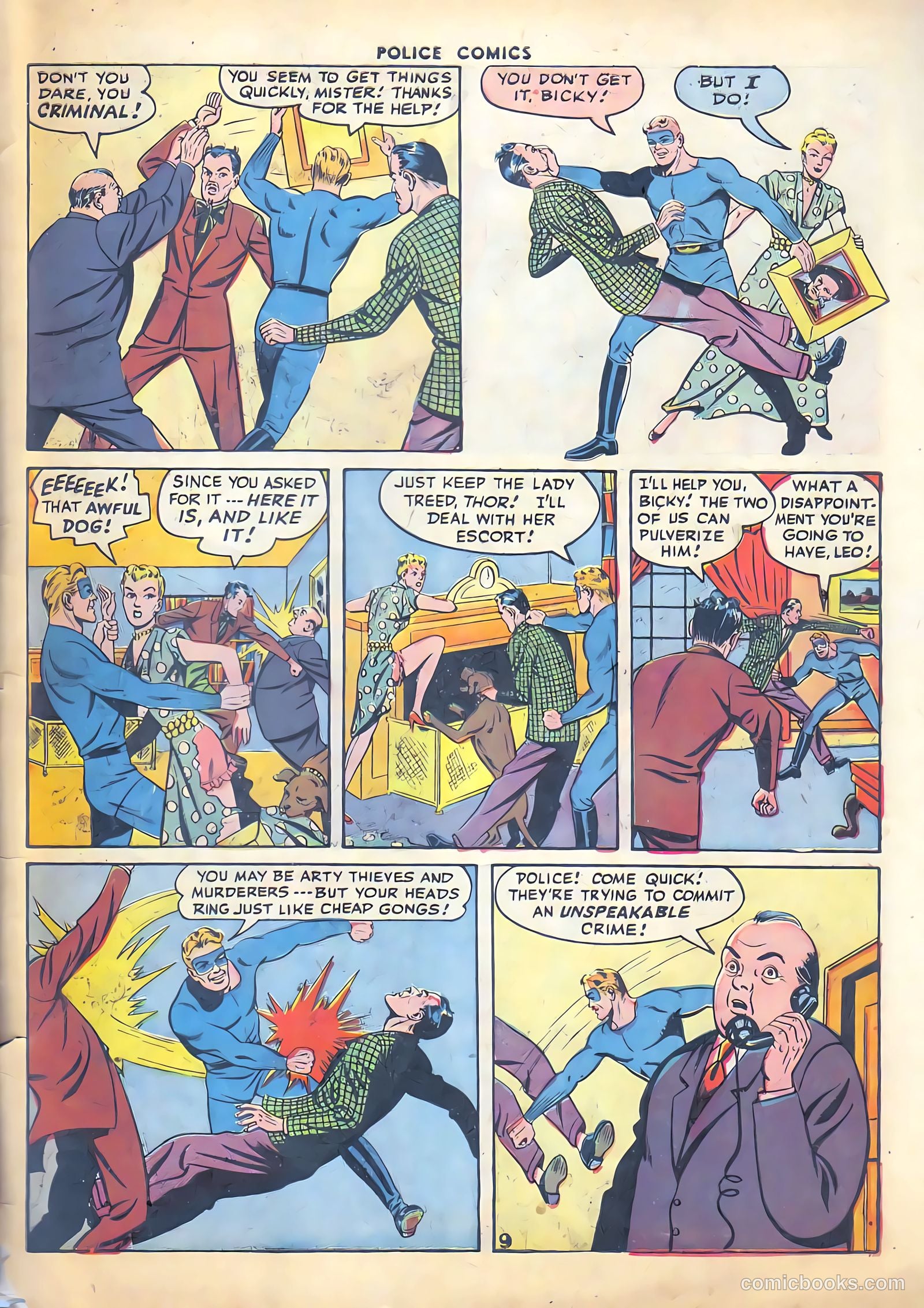 Police Comics #50 (1946) — page 57 of 60