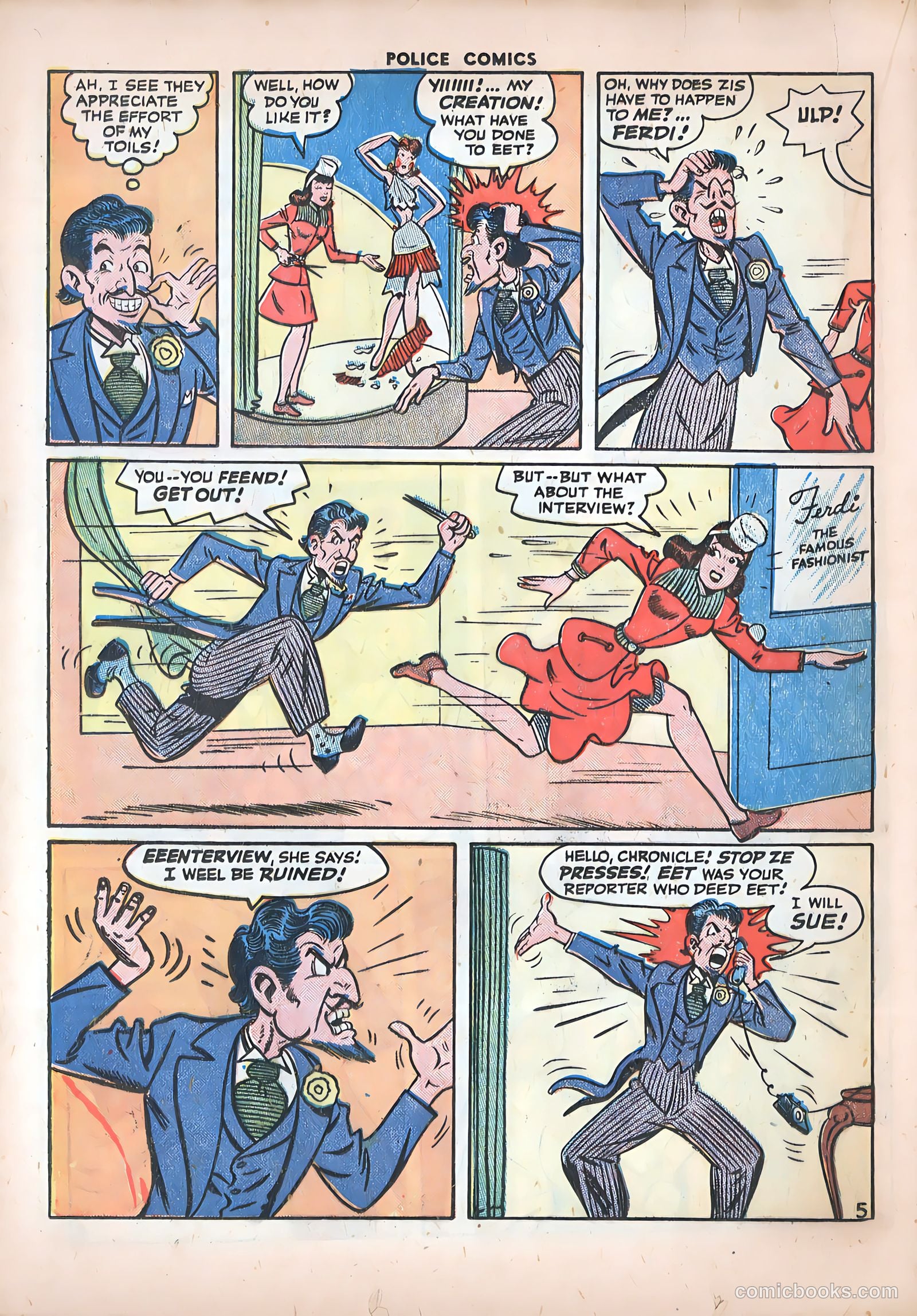 Police Comics #51 (1946) — page 34 of 60