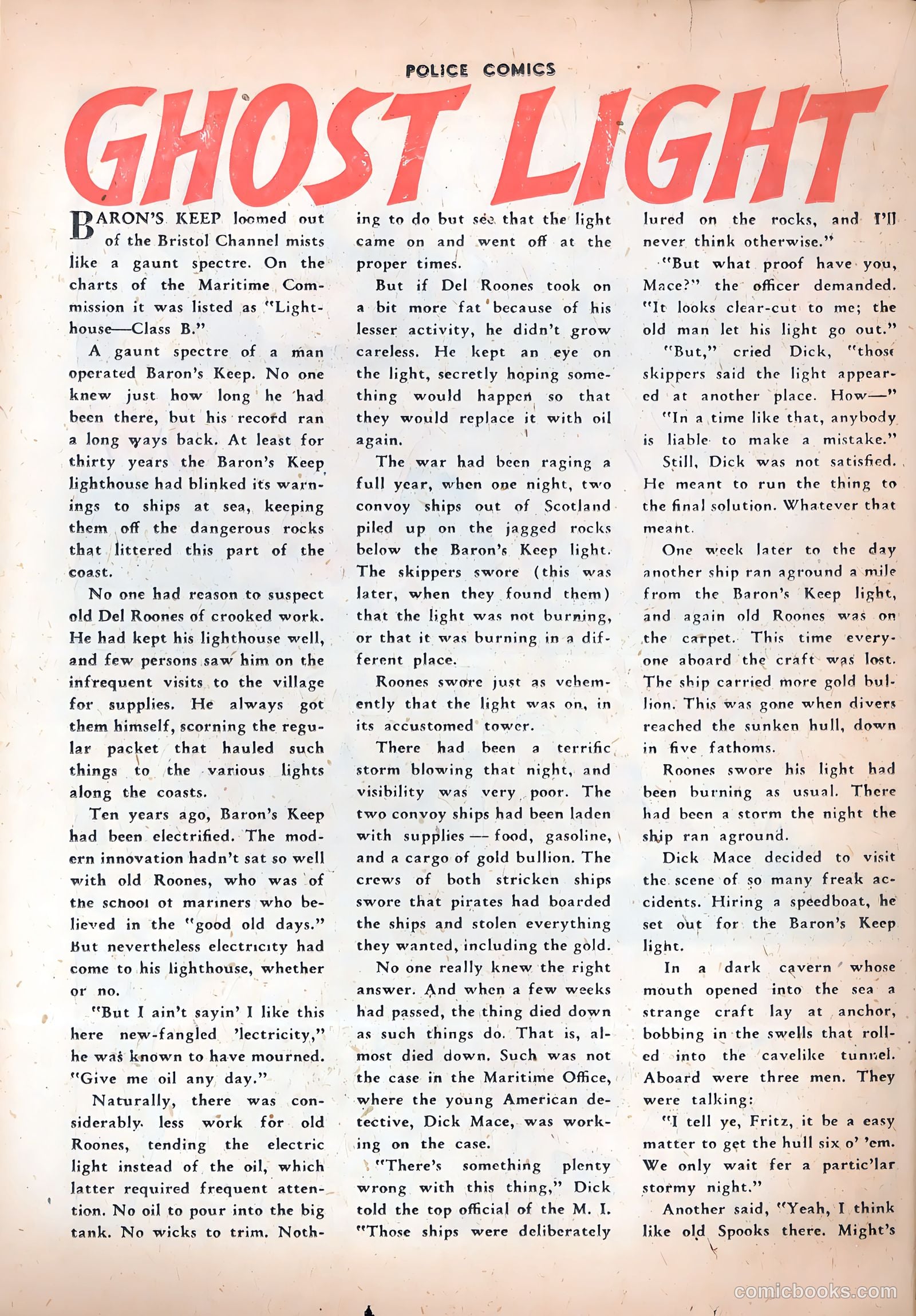 Police Comics #51 (1946) — page 38 of 60