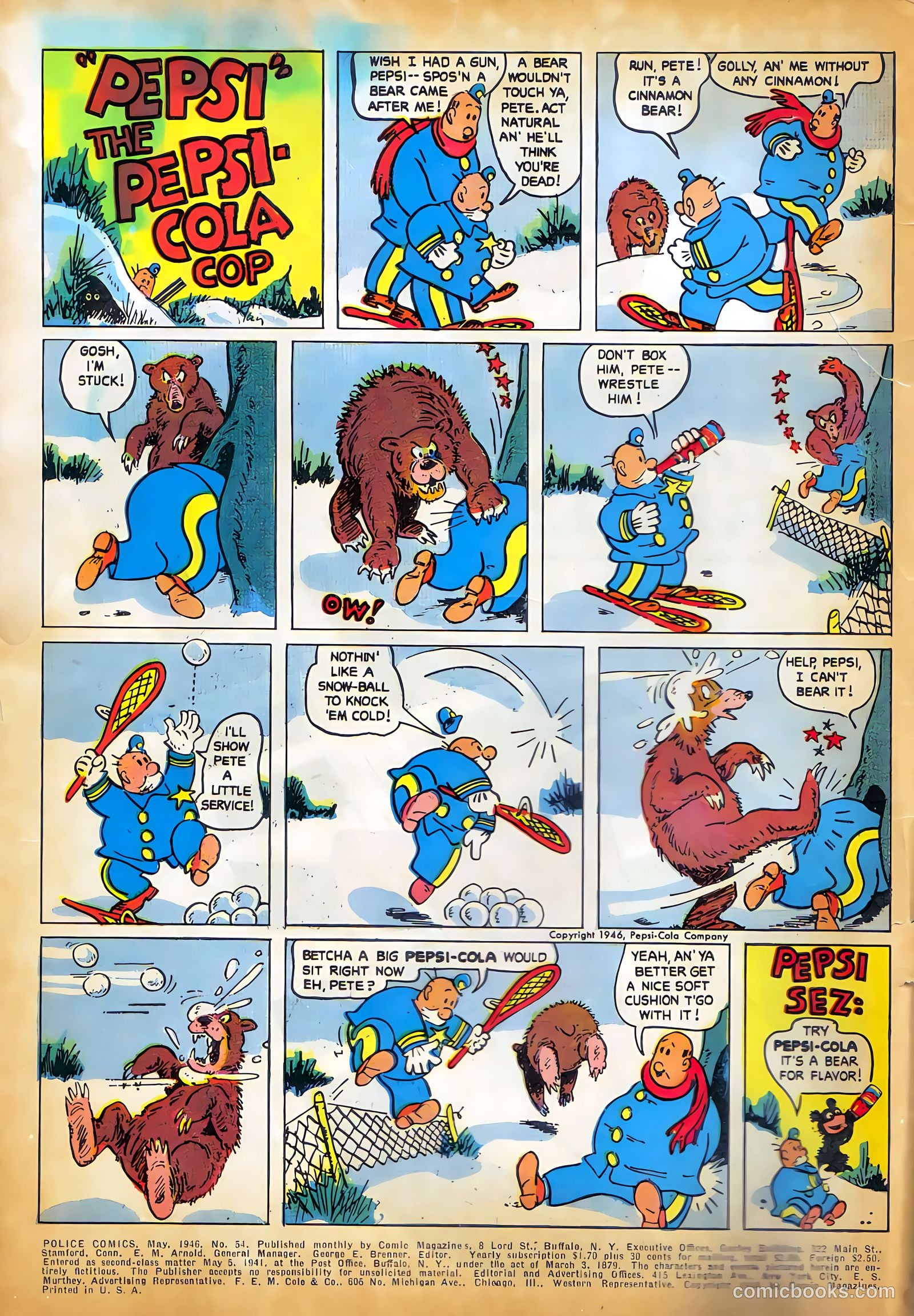 Police Comics #54 (1946) — page 2 of 60
