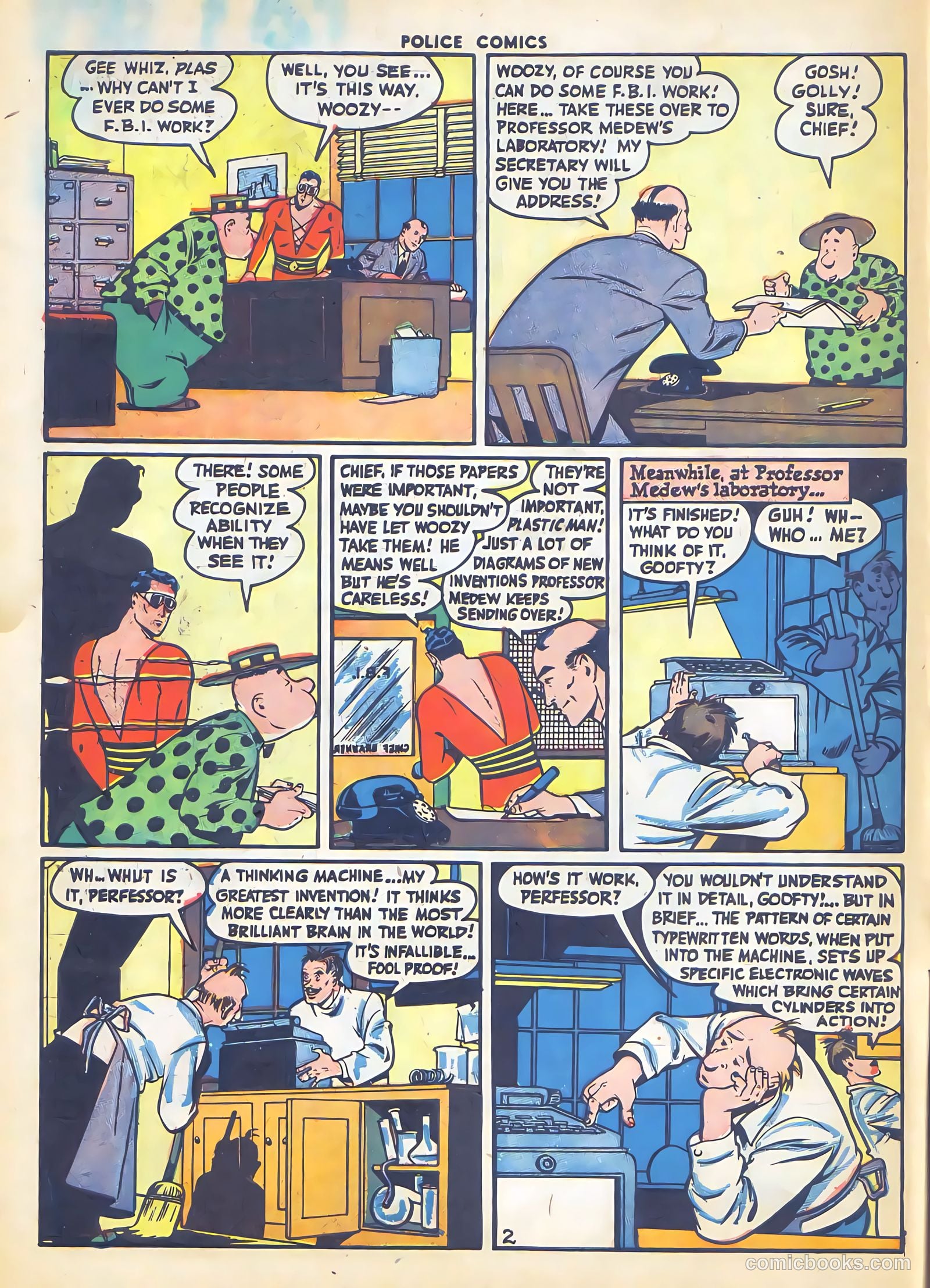 Police Comics #54 (1946) — page 4 of 60