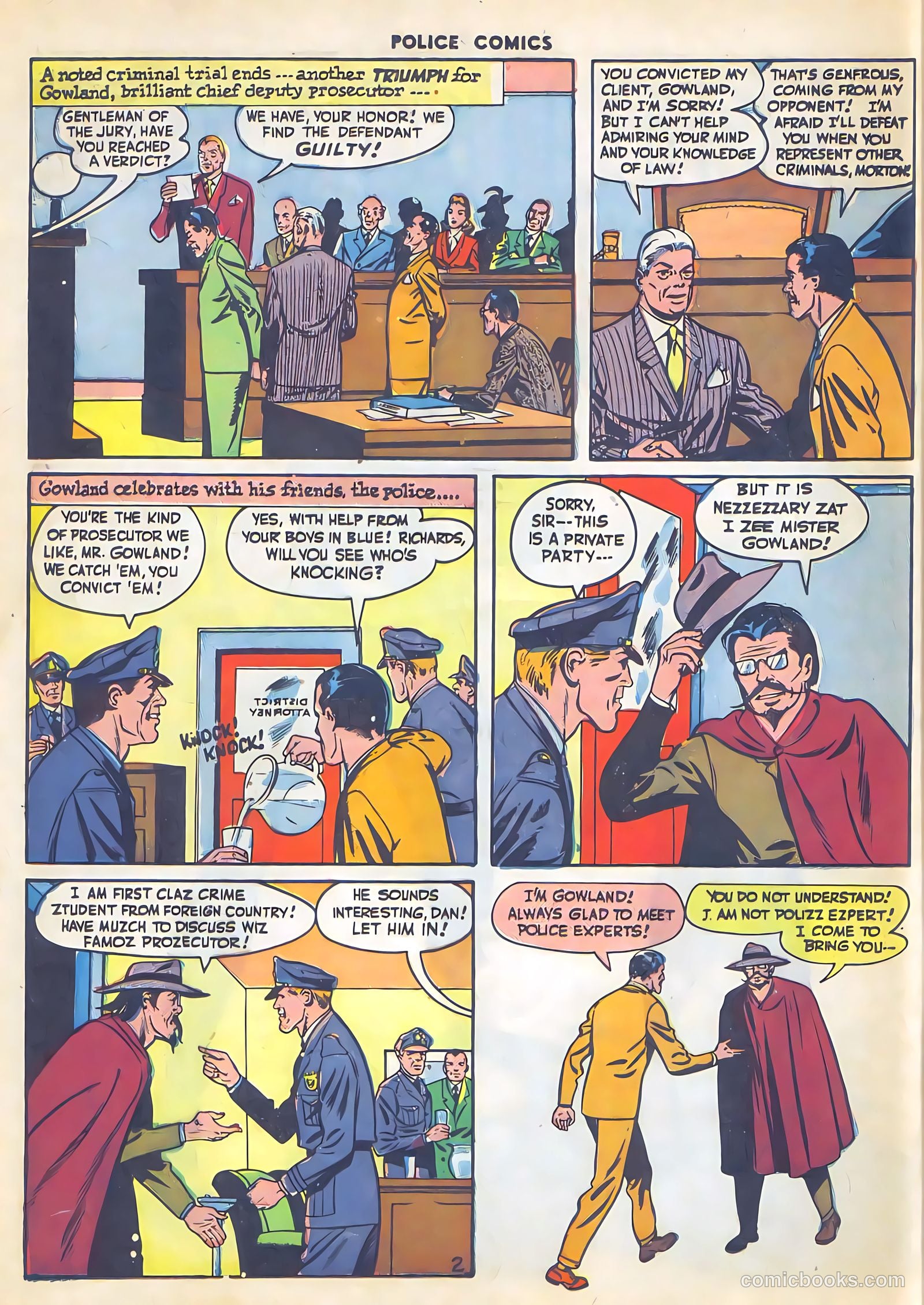 Police Comics #54 (1946) — page 20 of 60