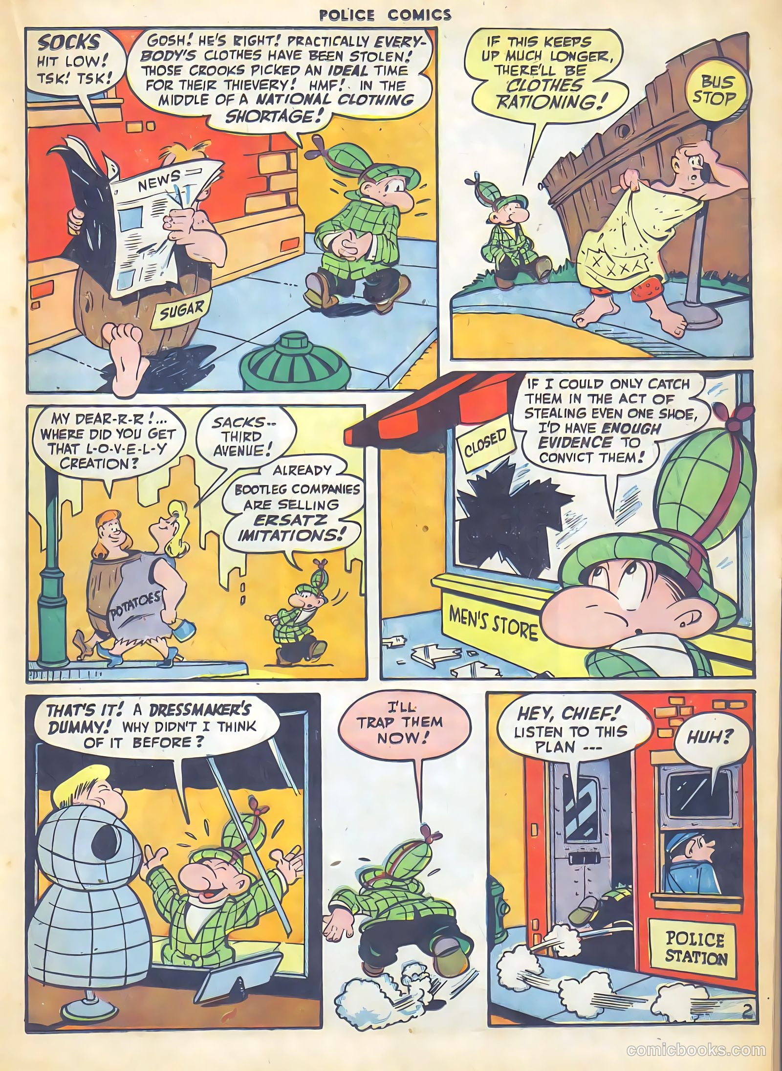 Police Comics #54 (1946) — page 31 of 60