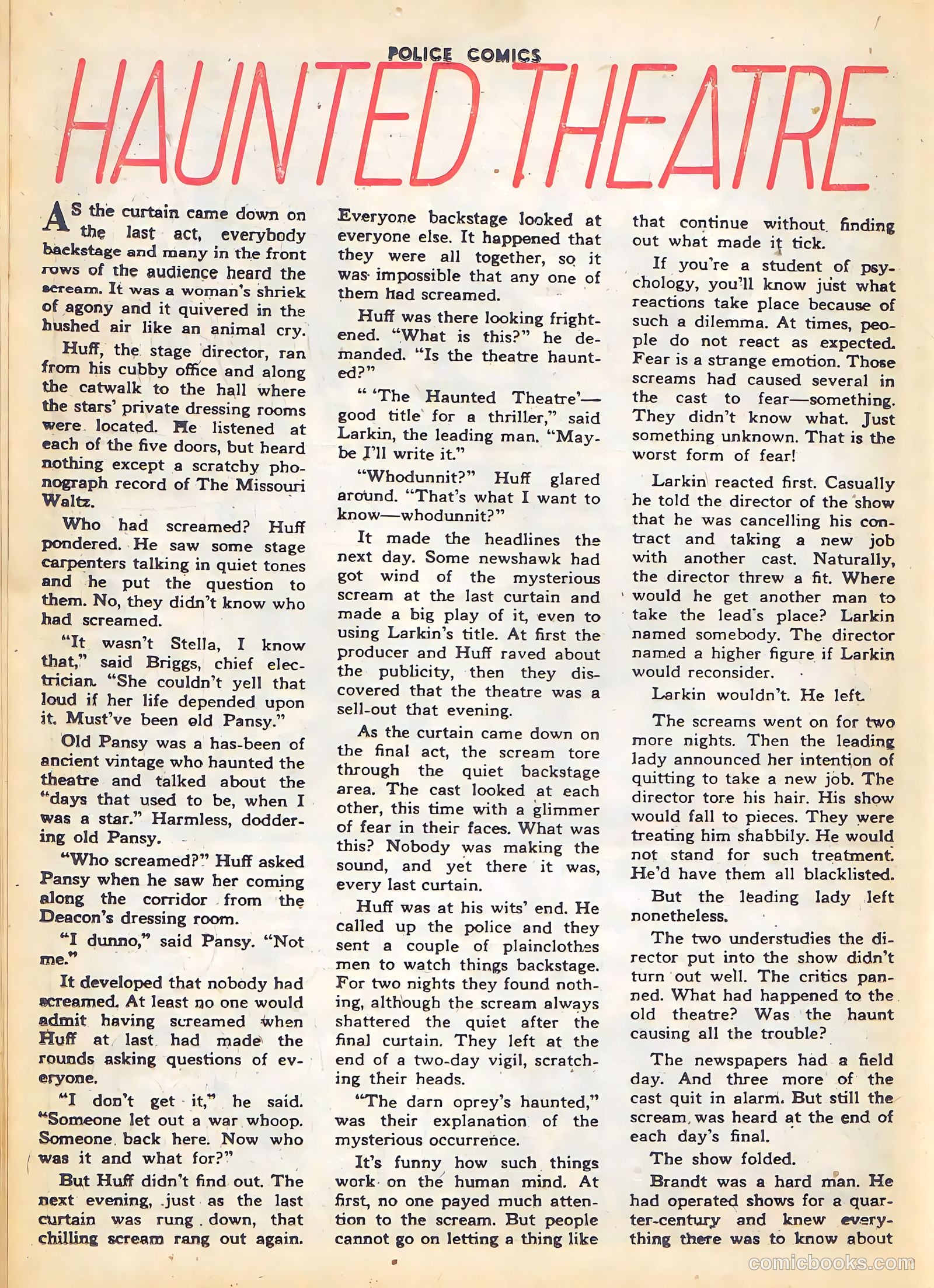 Police Comics #54 (1946) — page 42 of 60