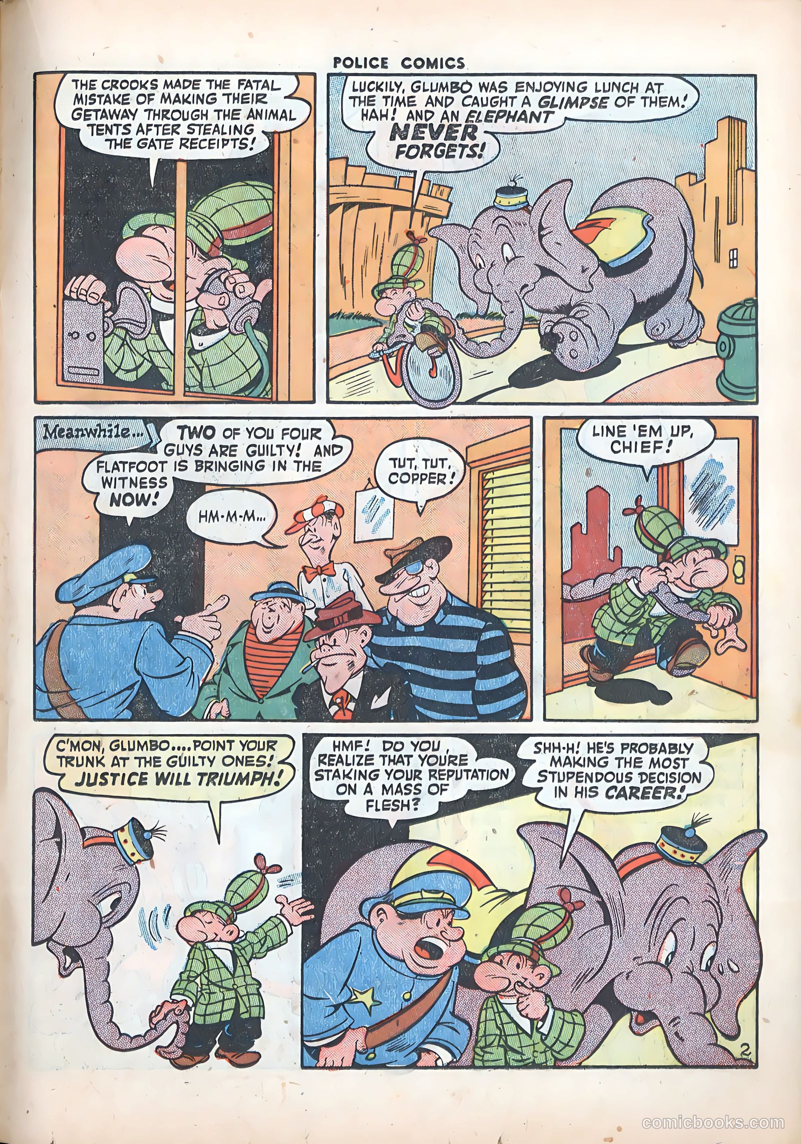Police Comics #55 (1946) — page 19 of 60