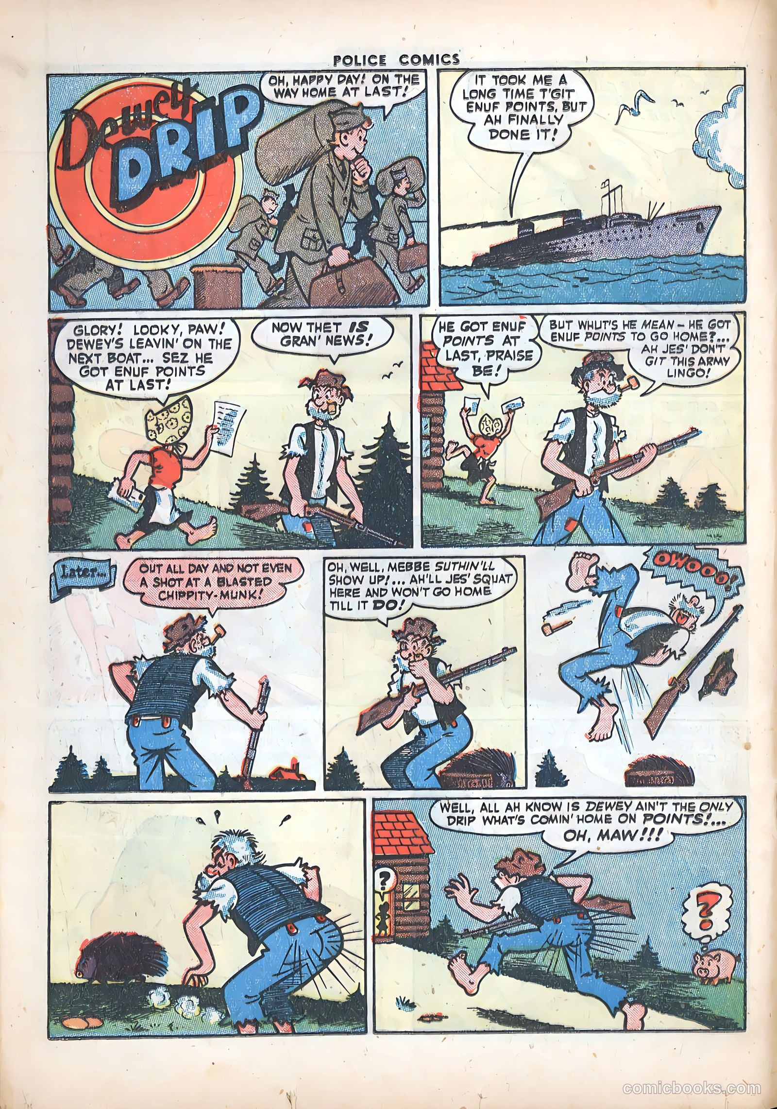 Police Comics #55 (1946) — page 30 of 60