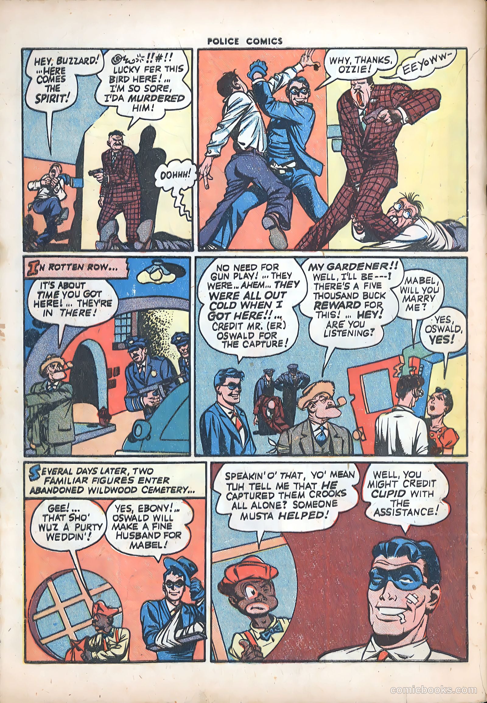 Police Comics #55 (1946) — page 58 of 60