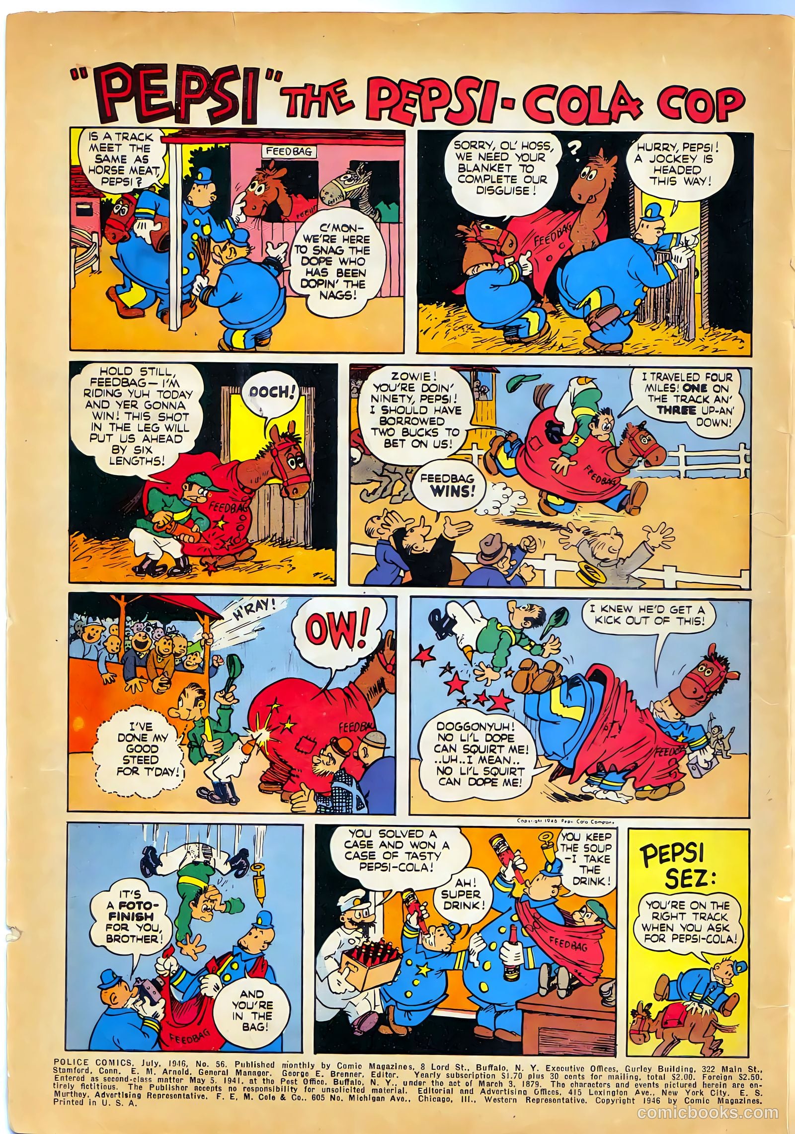 Police Comics #56 (1946) — page 2 of 60