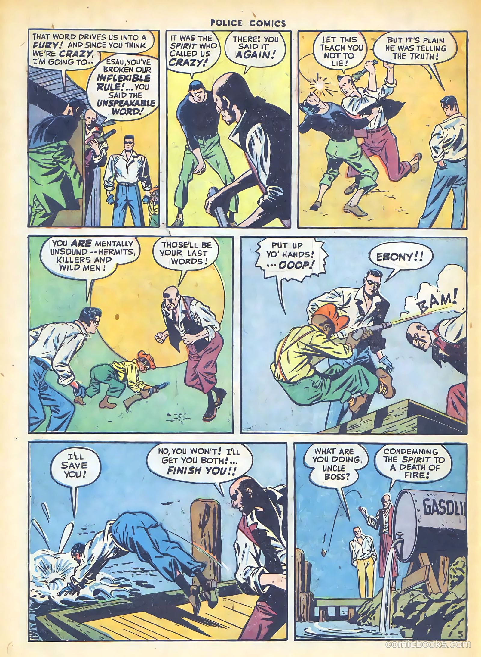 Police Comics #56 (1946) — page 56 of 60
