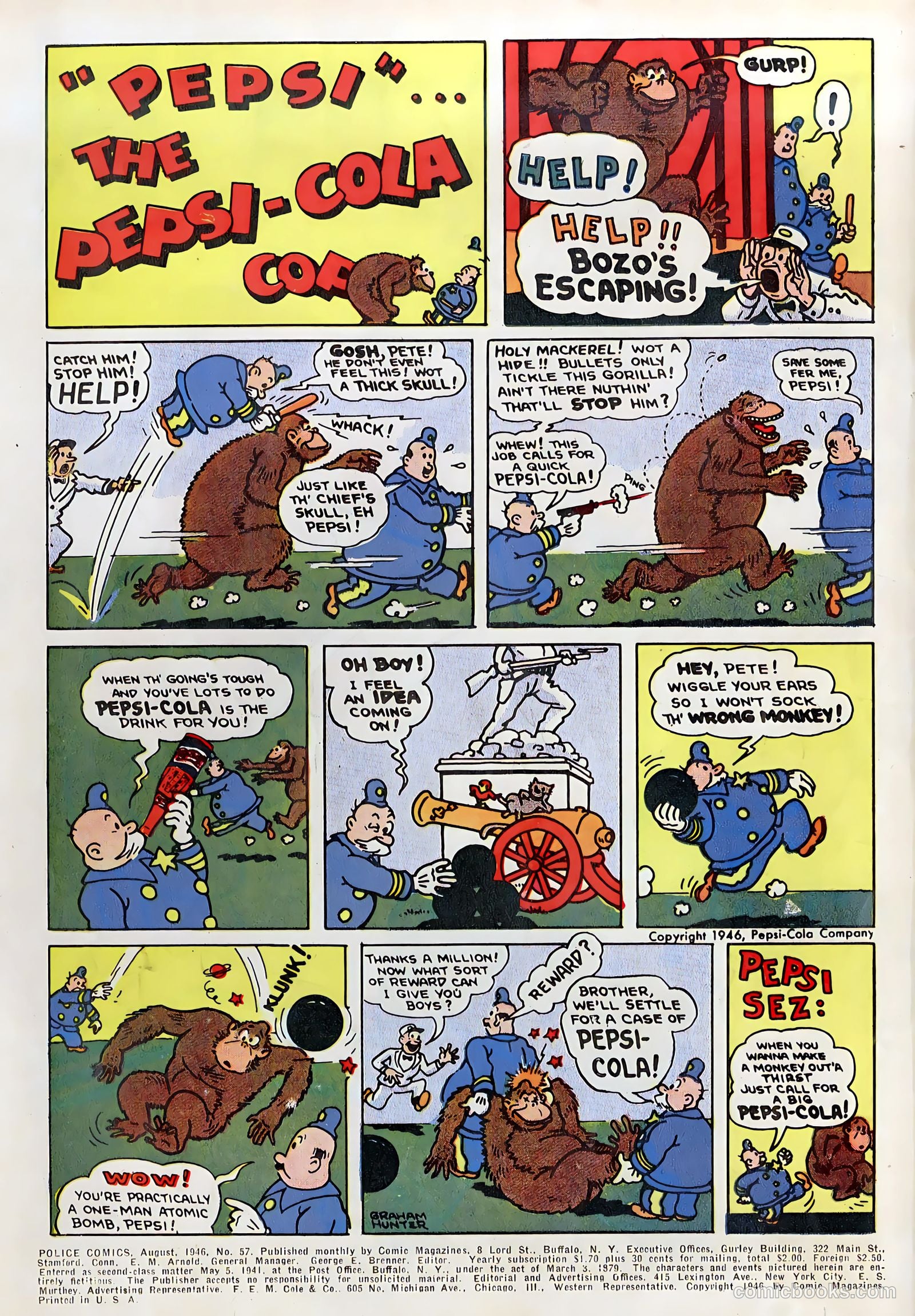 Police Comics #57 (1946) — page 2 of 60