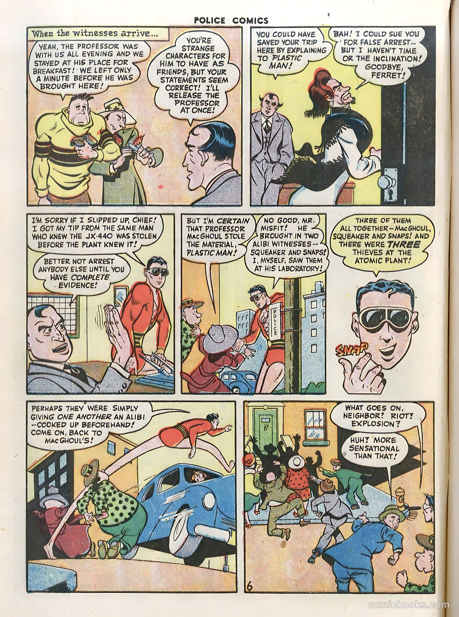 Police Comics #57 (1946) — page 8 of 60