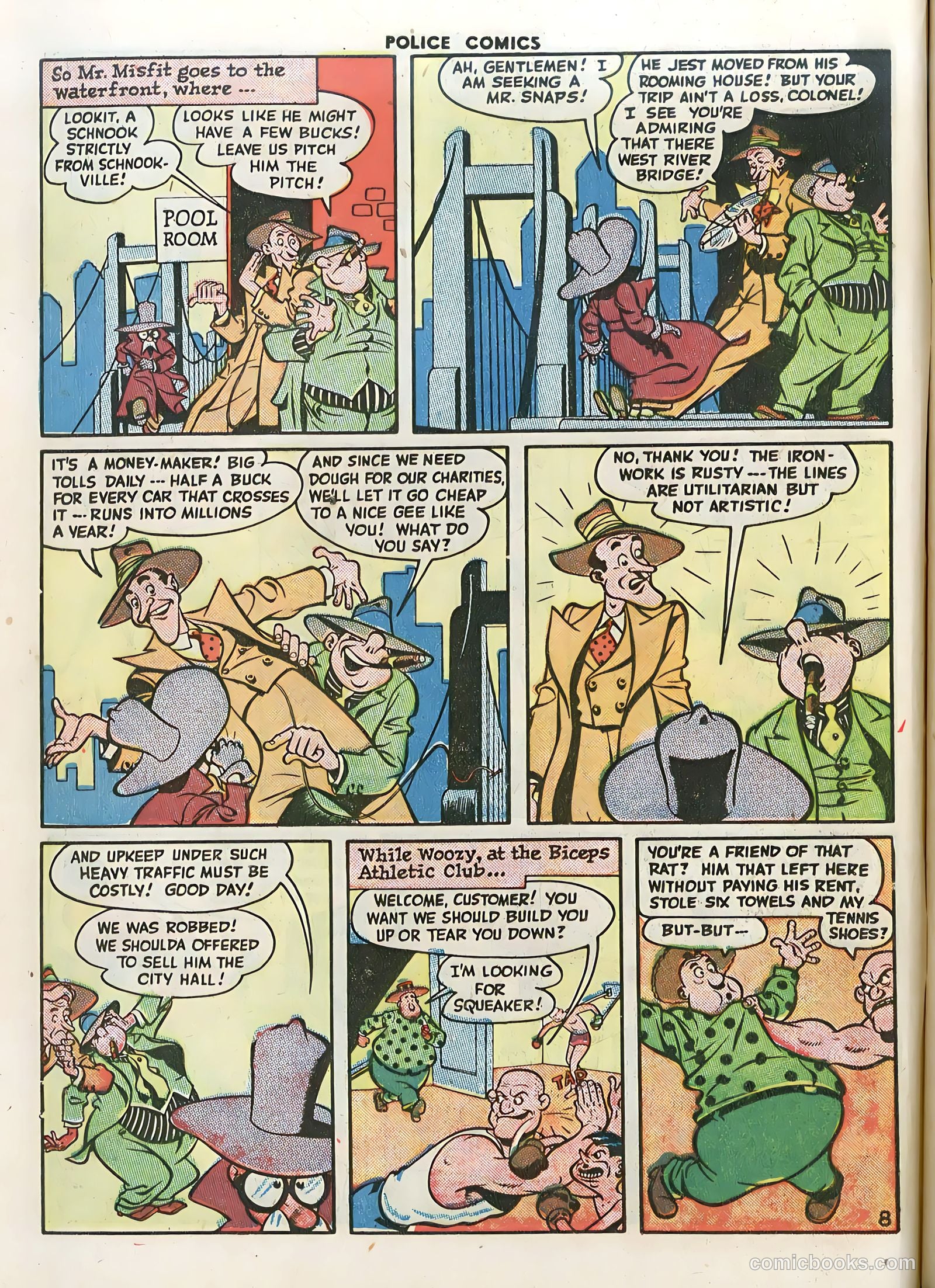Police Comics #57 (1946) — page 10 of 60