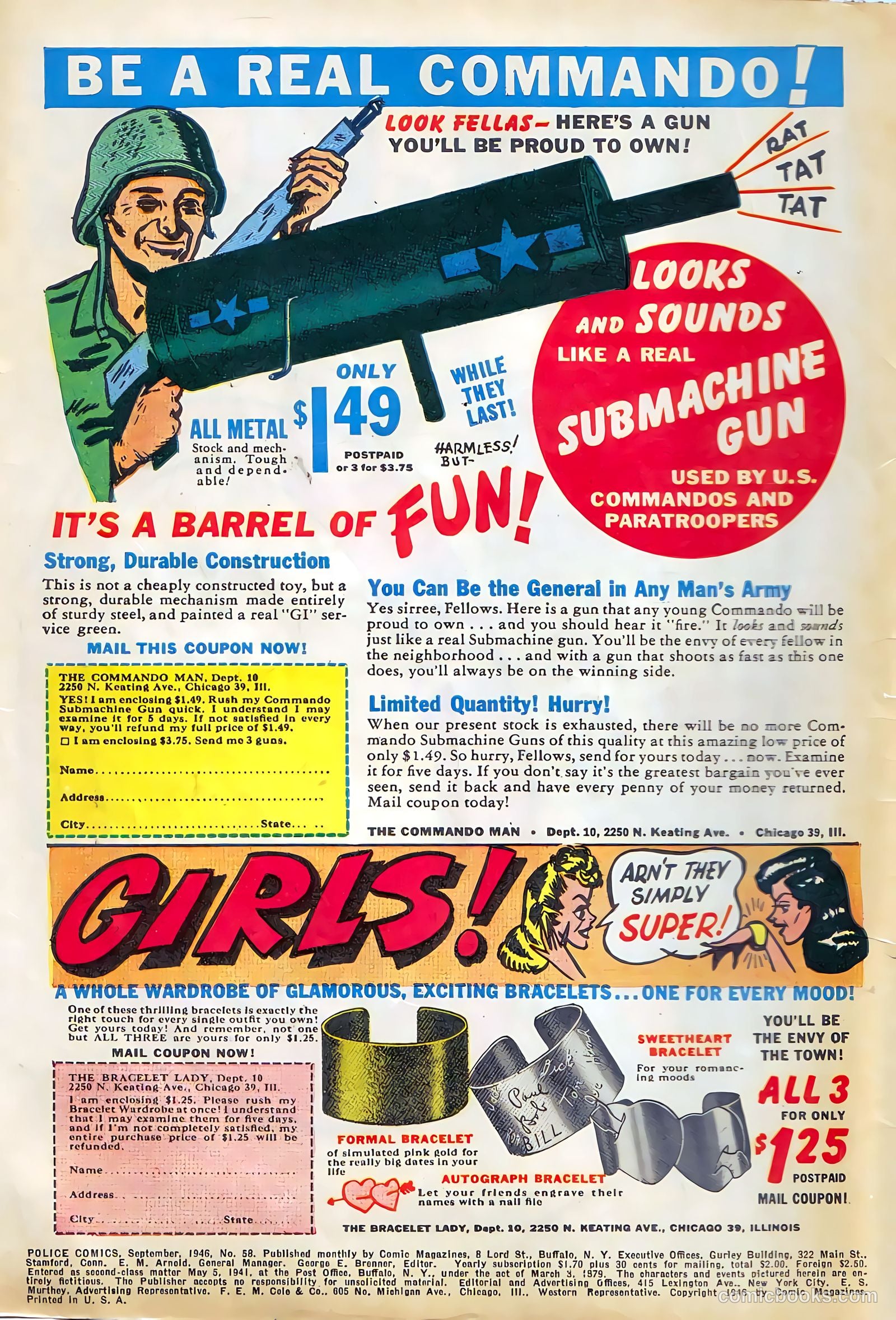 Police Comics #58 (1946) — page 2 of 60