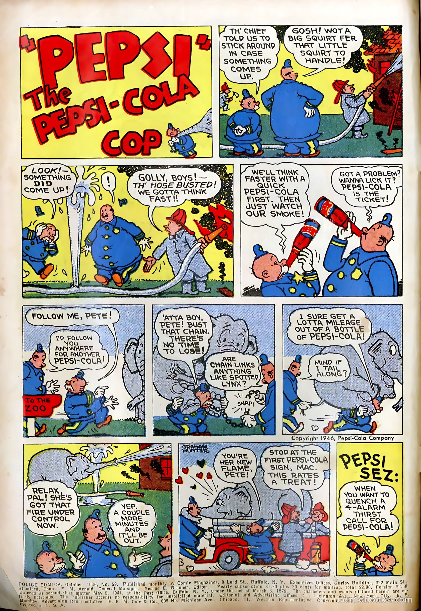 Police Comics #59 (1946) — page 2 of 60