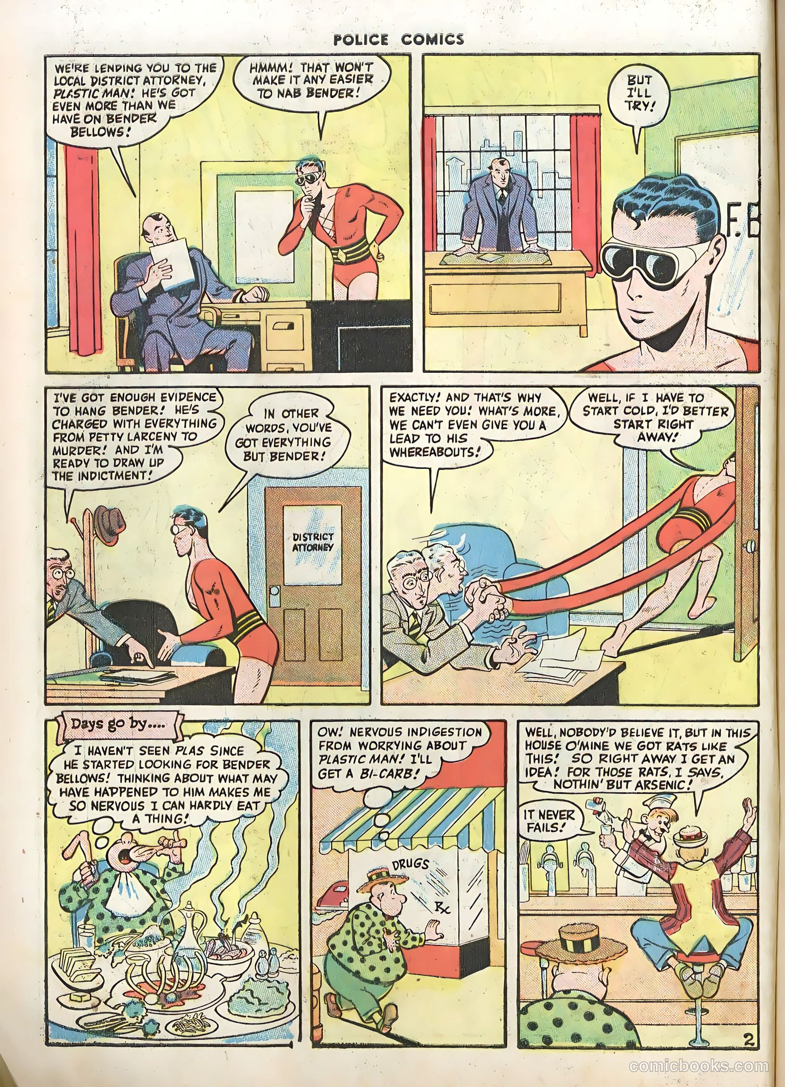 Police Comics #59 (1946) — page 4 of 60