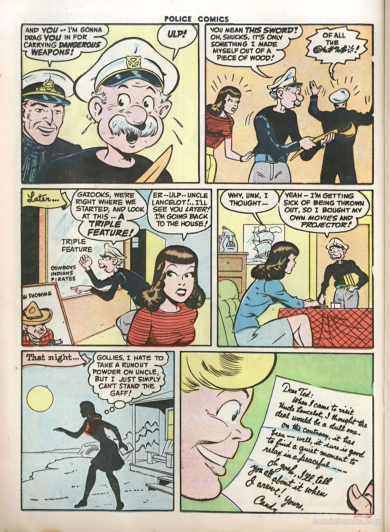 Police Comics #59 (1946) — page 36 of 60