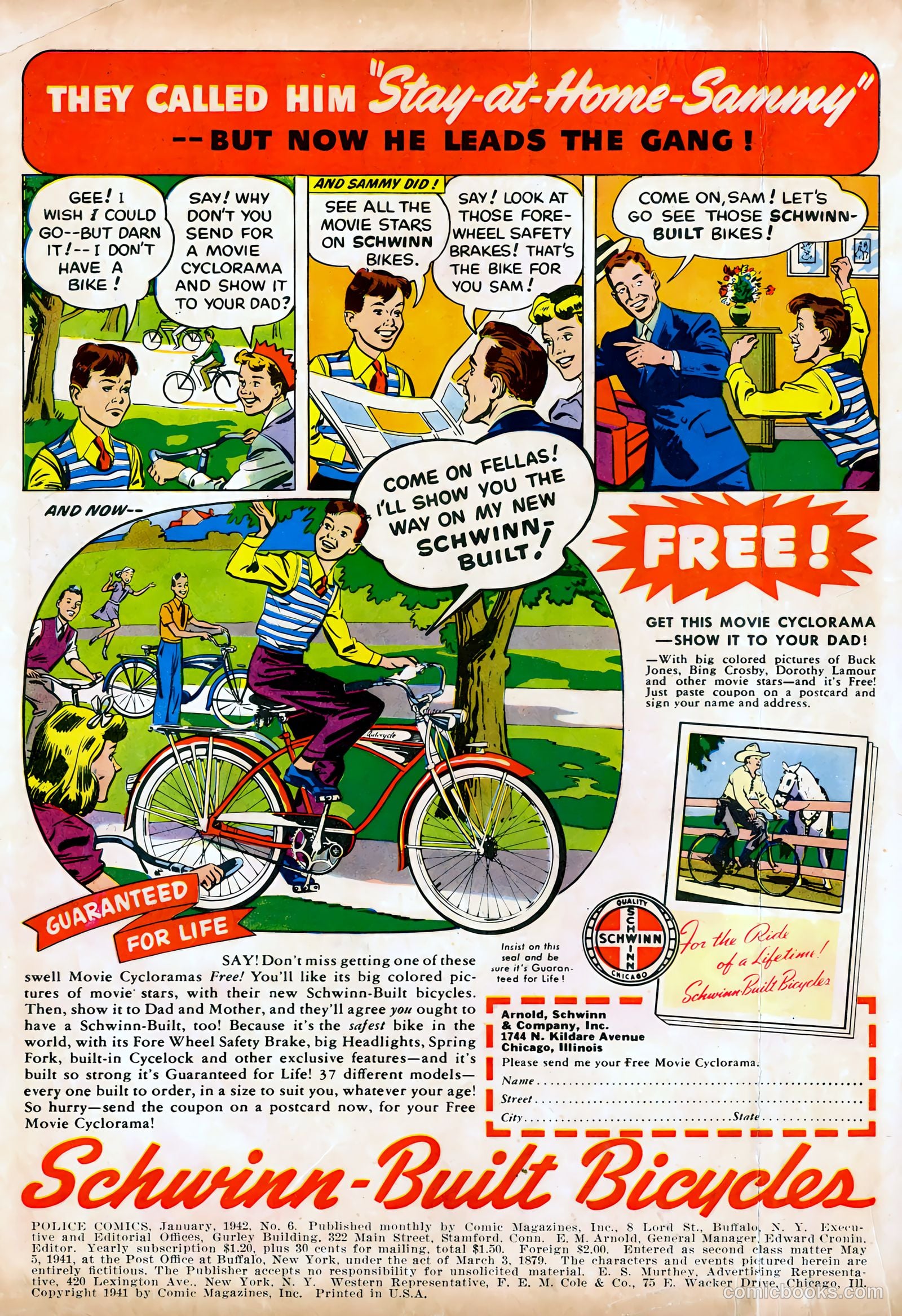Police Comics #6 (1942) — page 2 of 68