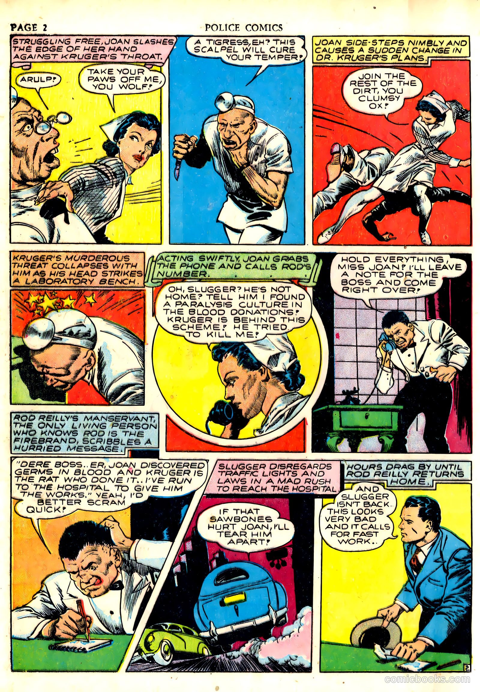 Police Comics #6 (1942) — page 4 of 68