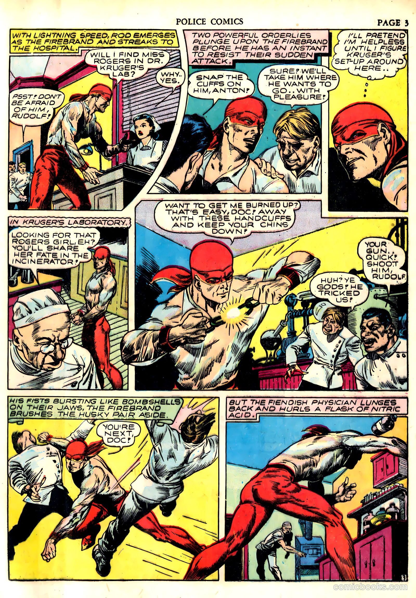 Police Comics #6 (1942) — page 5 of 68
