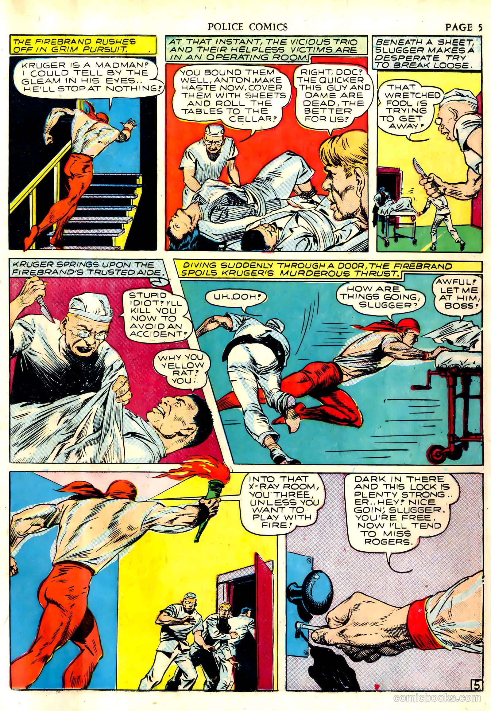 Police Comics #6 (1942) — page 7 of 68