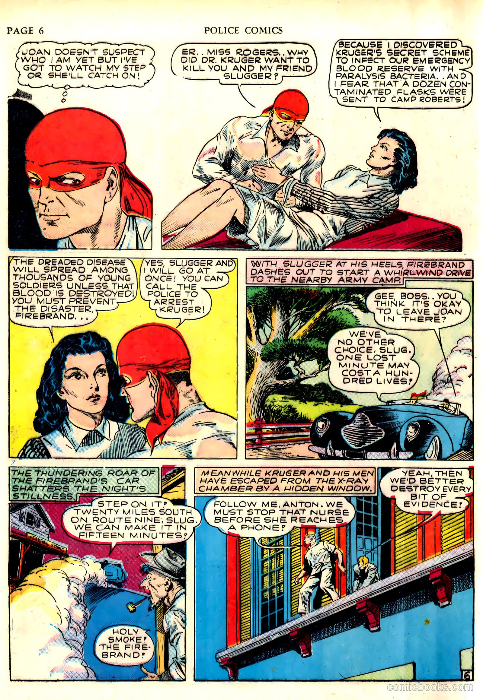 Police Comics #6 (1942) — page 8 of 68