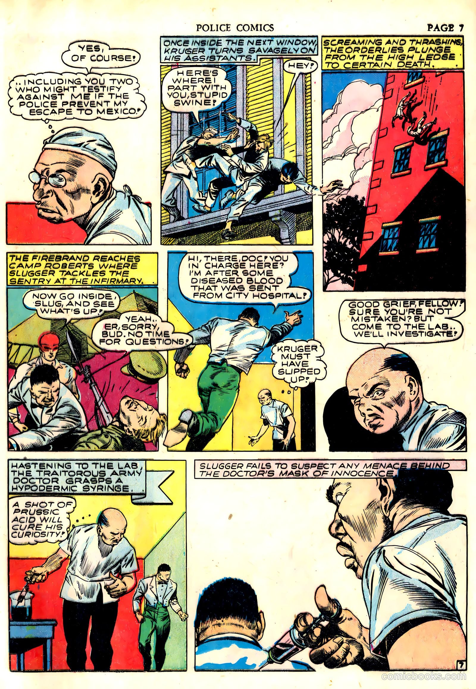 Police Comics #6 (1942) — page 9 of 68