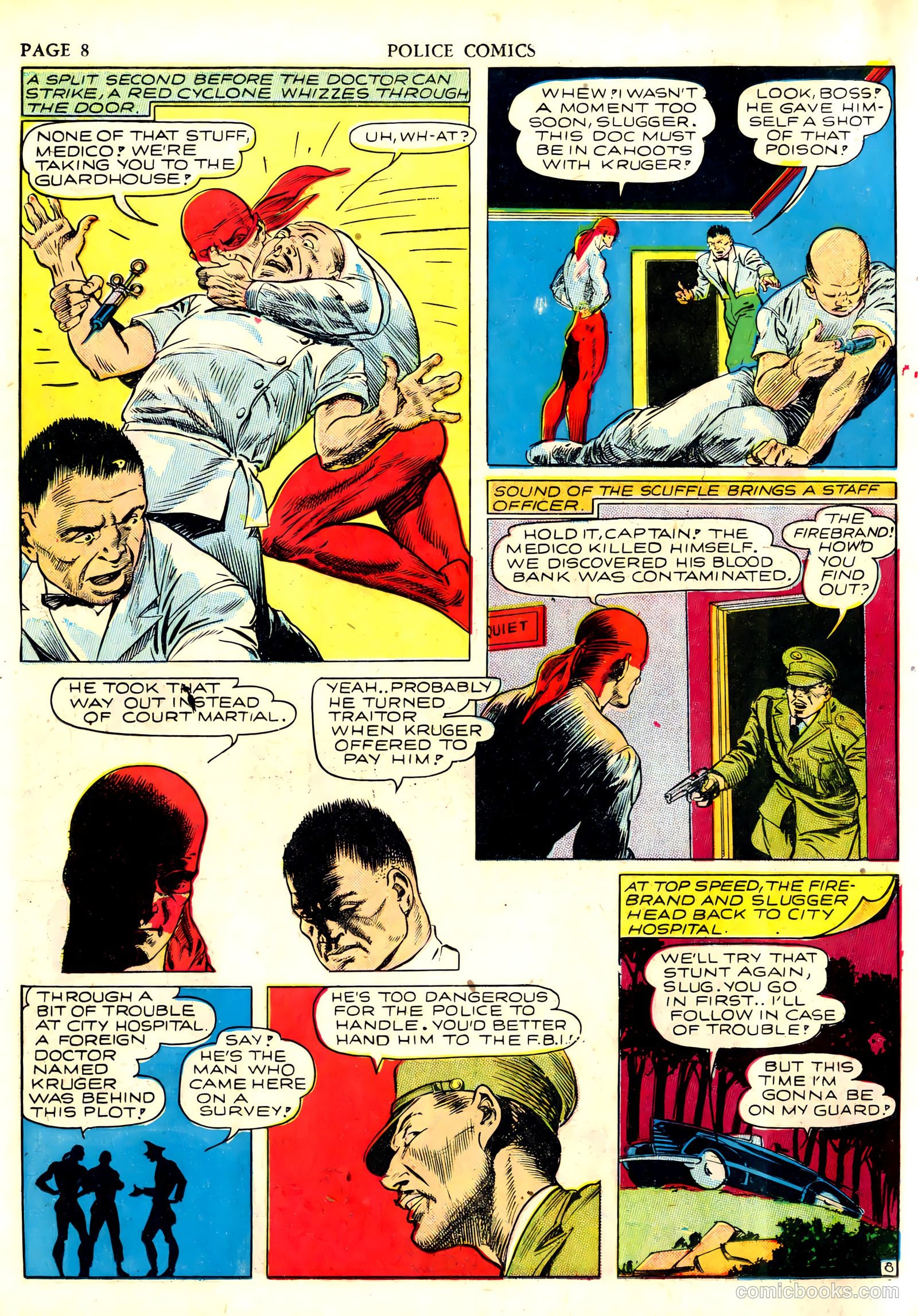 Police Comics #6 (1942) — page 10 of 68