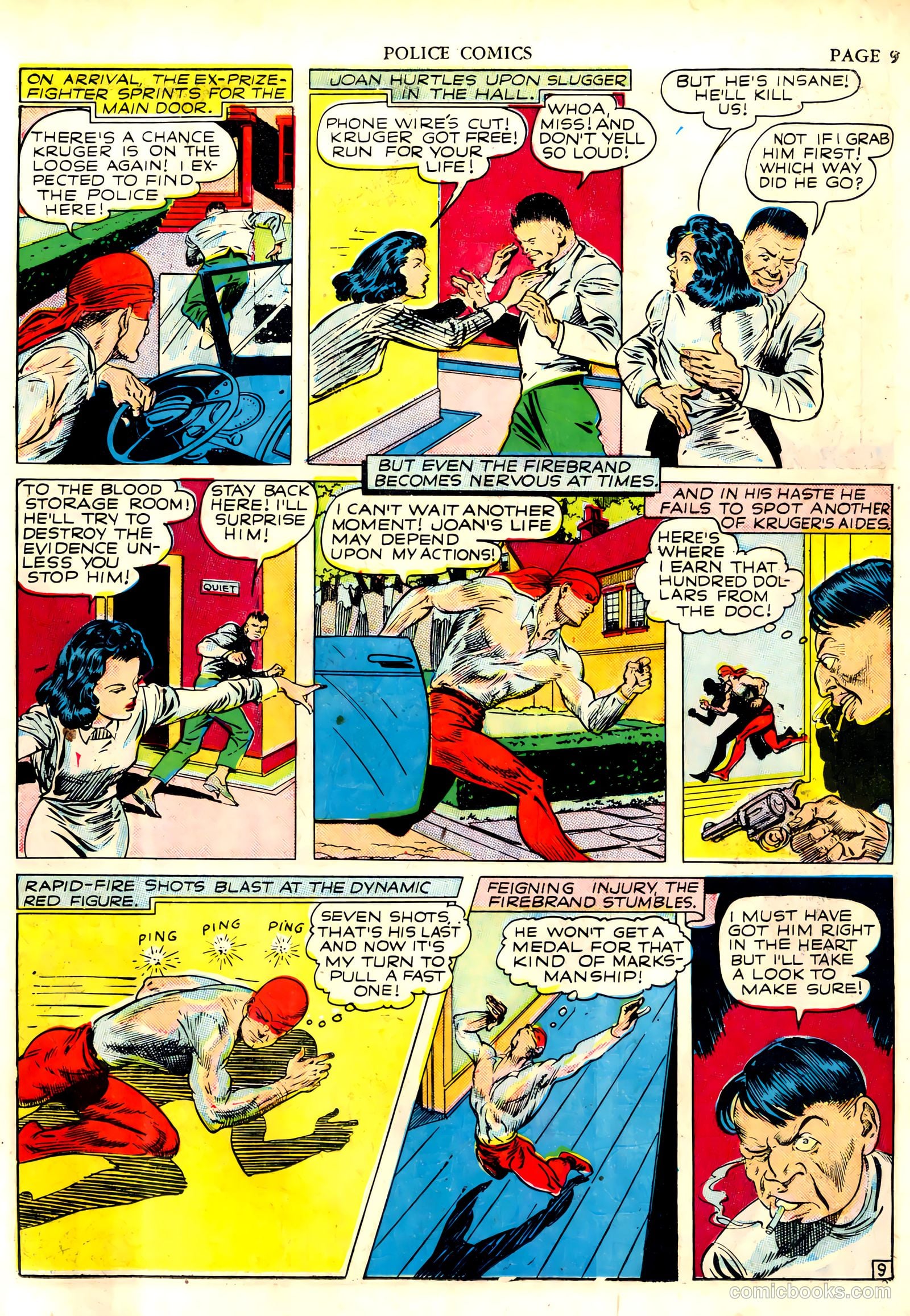 Police Comics #6 (1942) — page 11 of 68