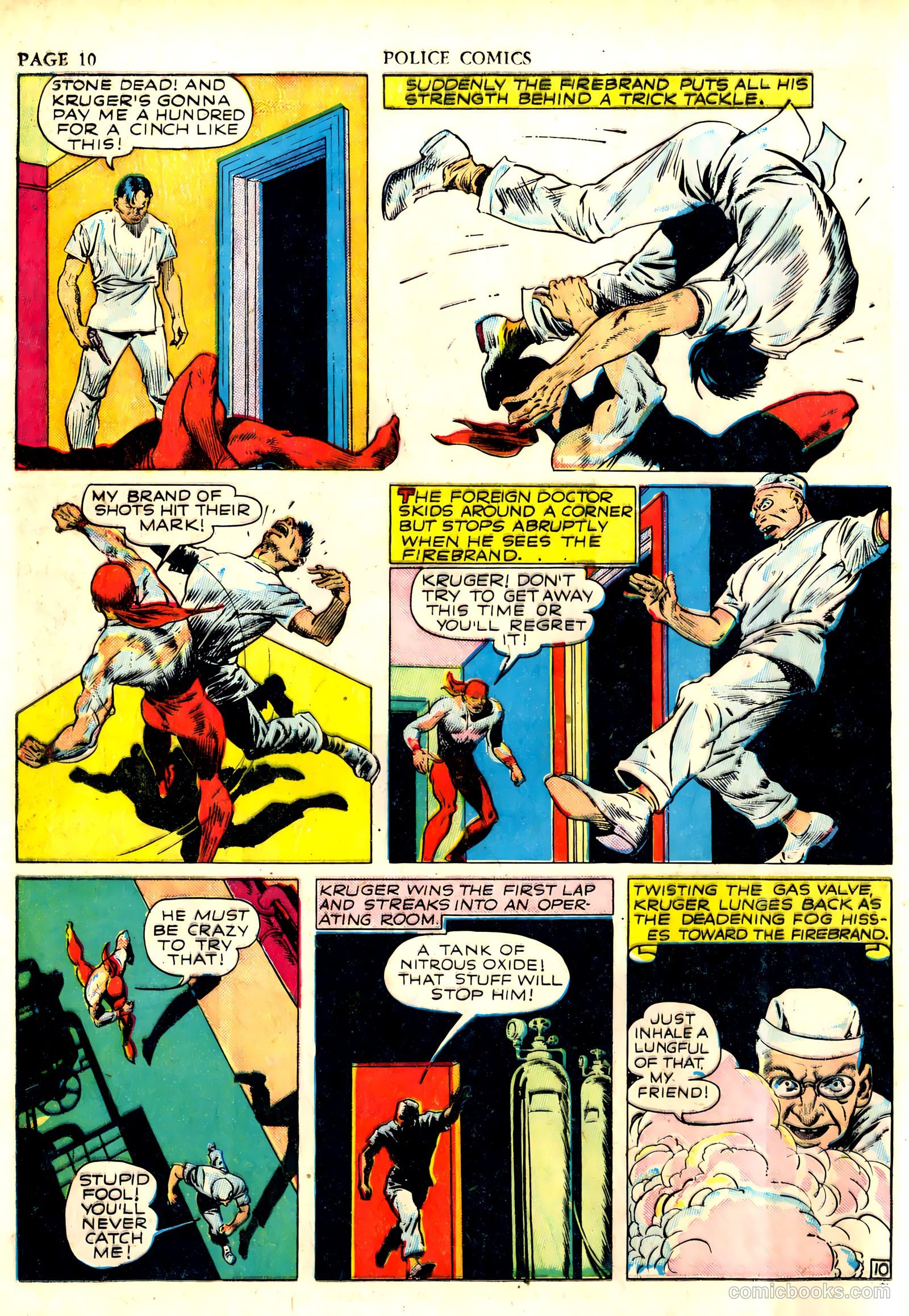 Police Comics #6 (1942) — page 12 of 68