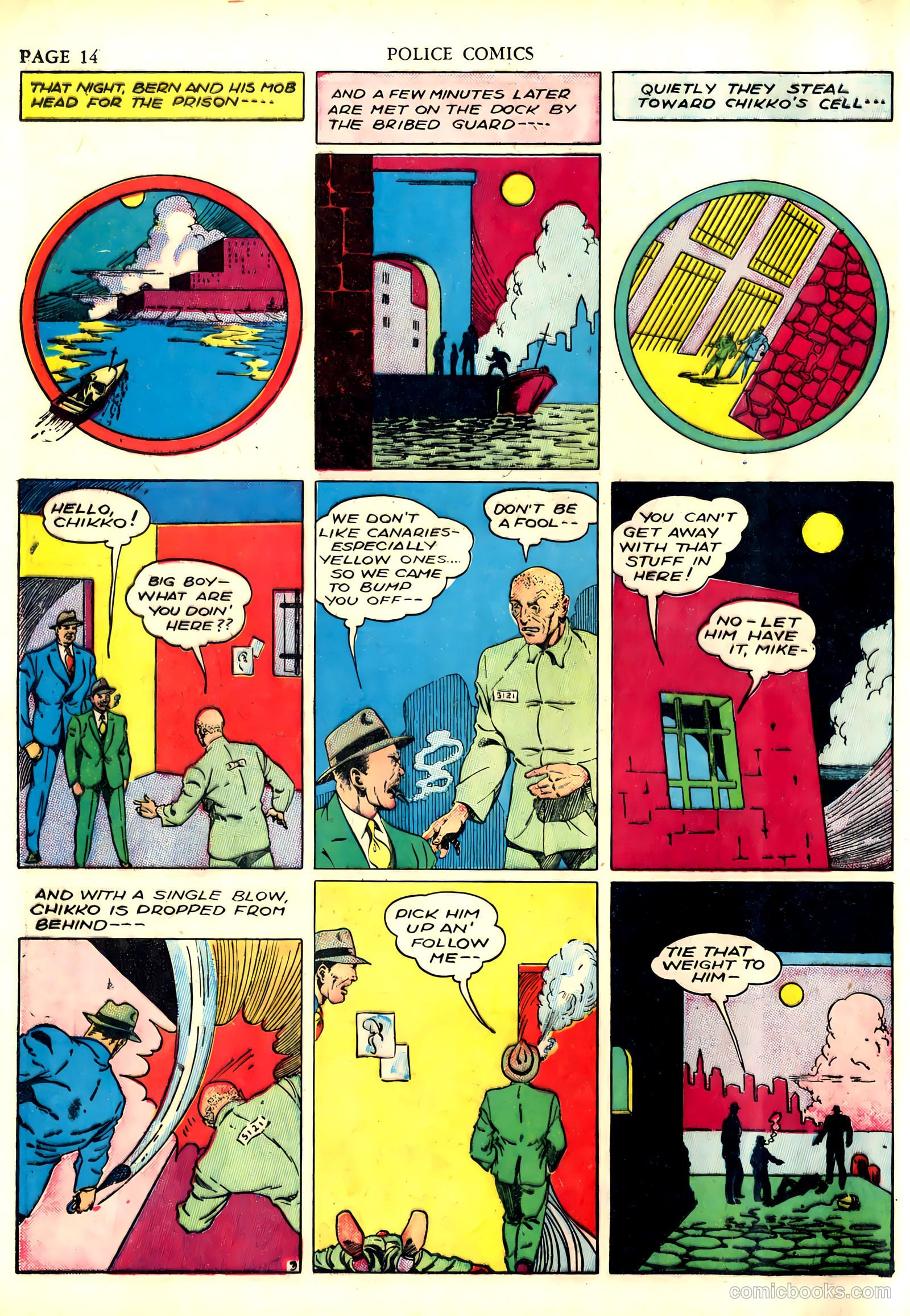 Police Comics #6 (1942) — page 16 of 68