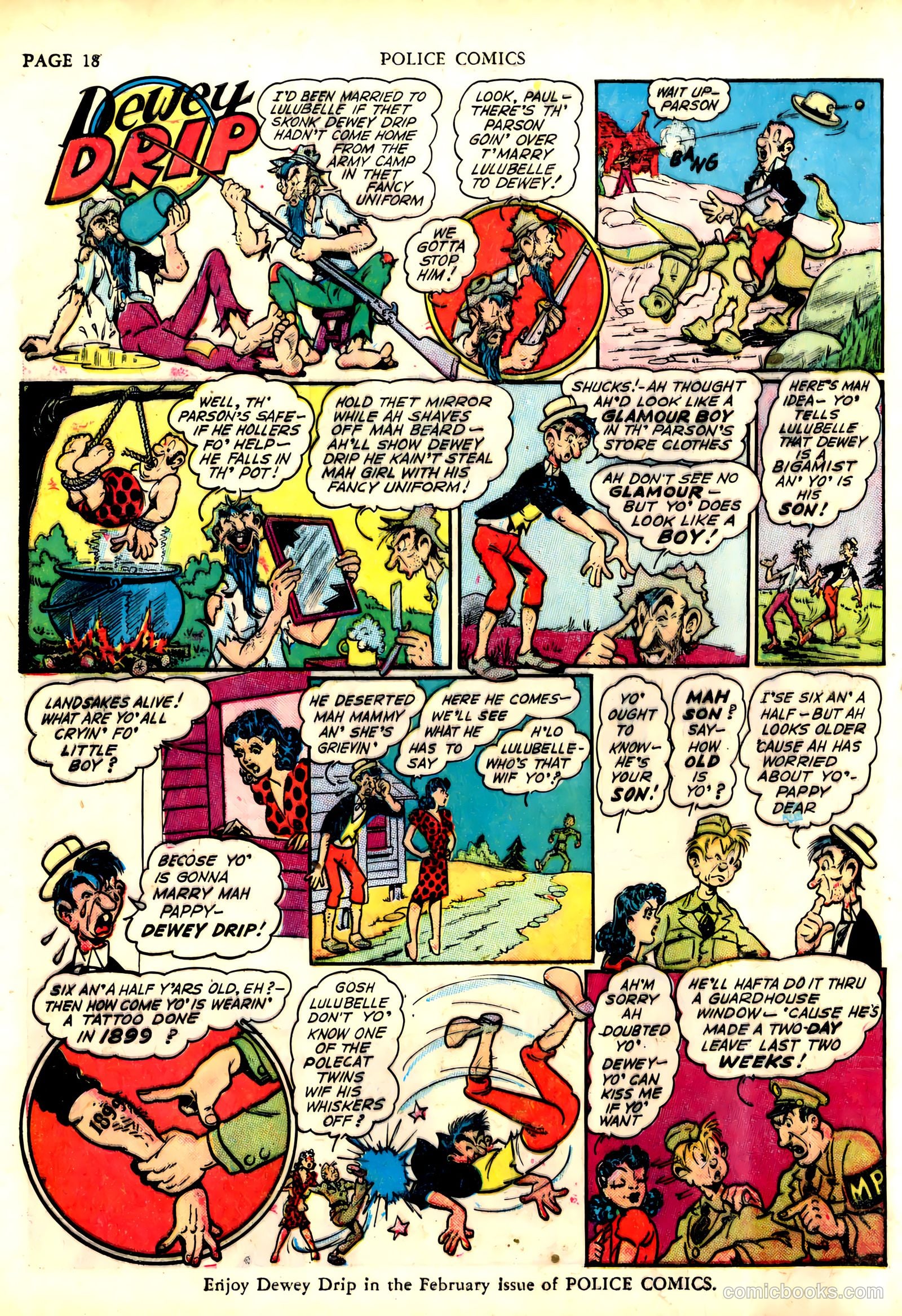 Police Comics #6 (1942) — page 20 of 68