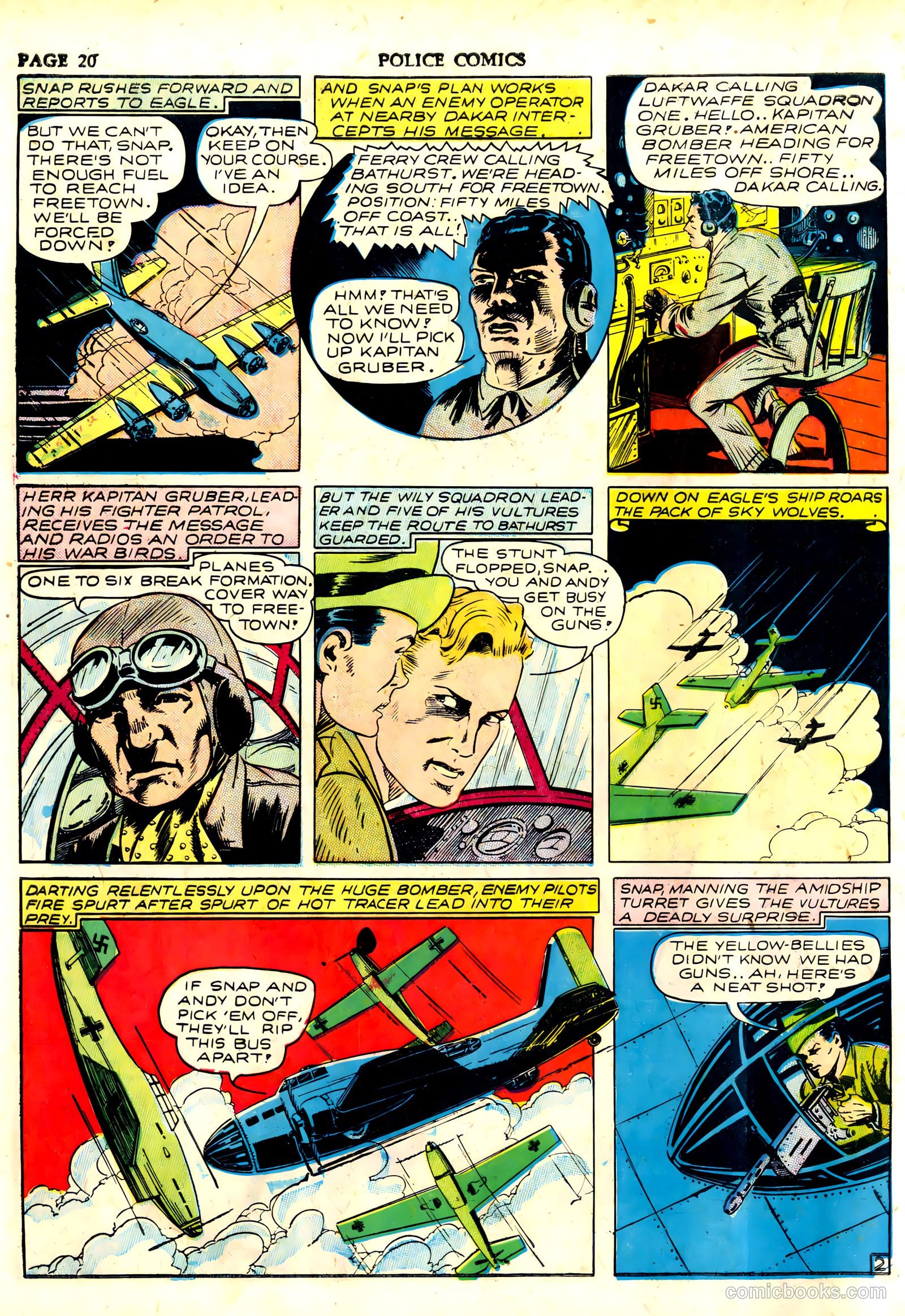 Police Comics #6 (1942) — page 22 of 68