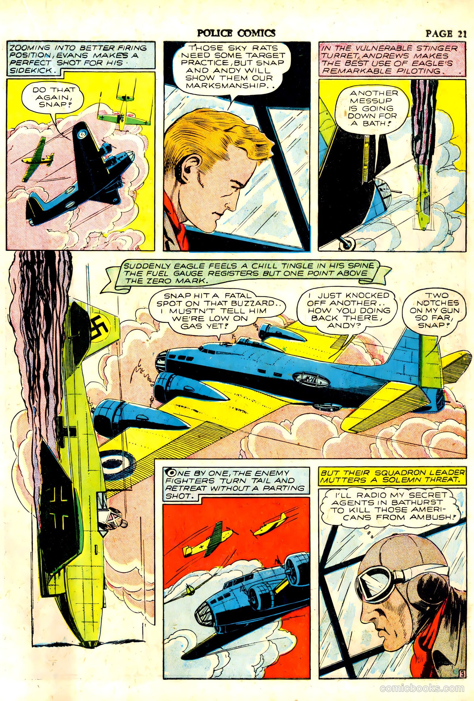 Police Comics #6 (1942) — page 23 of 68