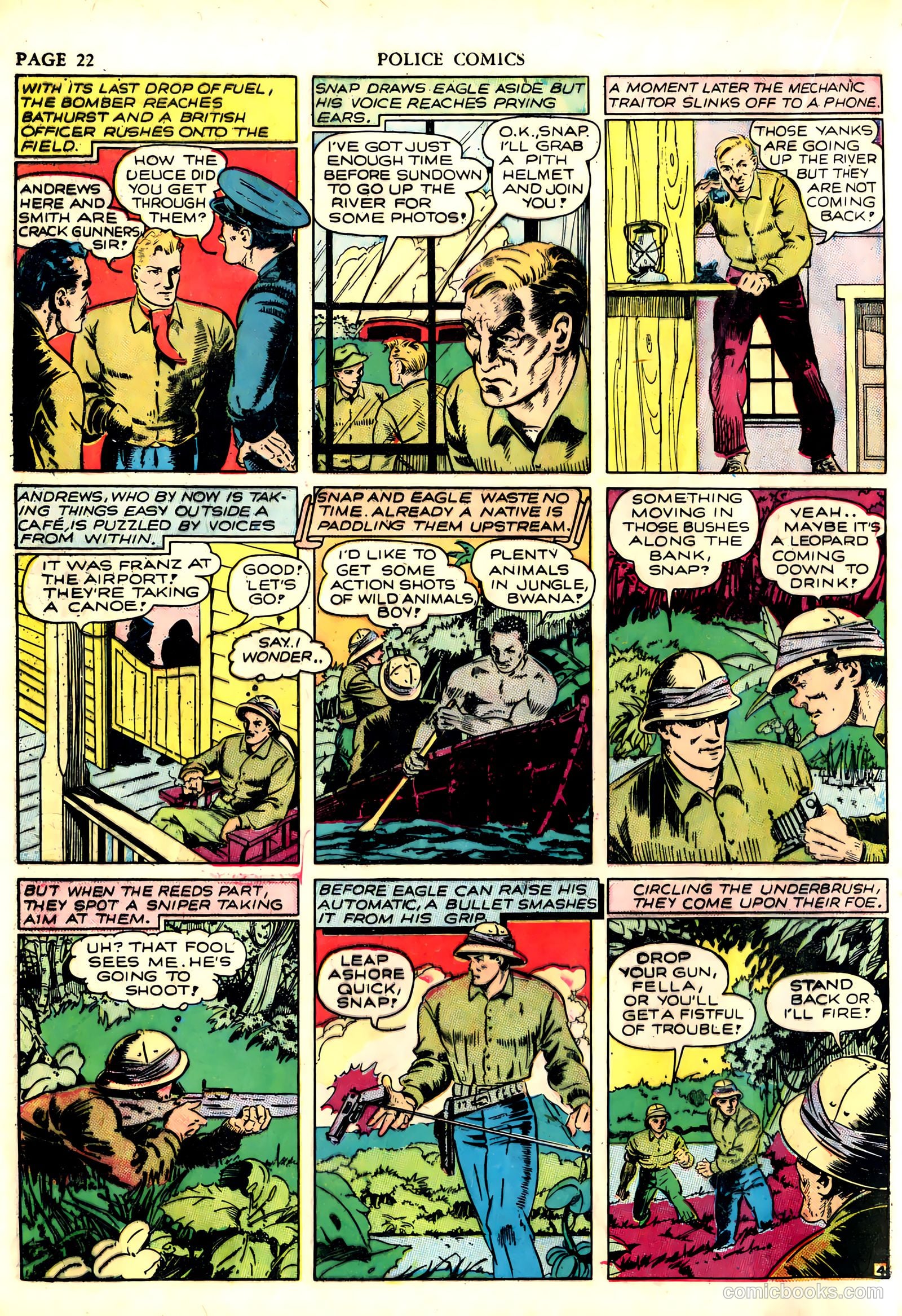 Police Comics #6 (1942) — page 24 of 68