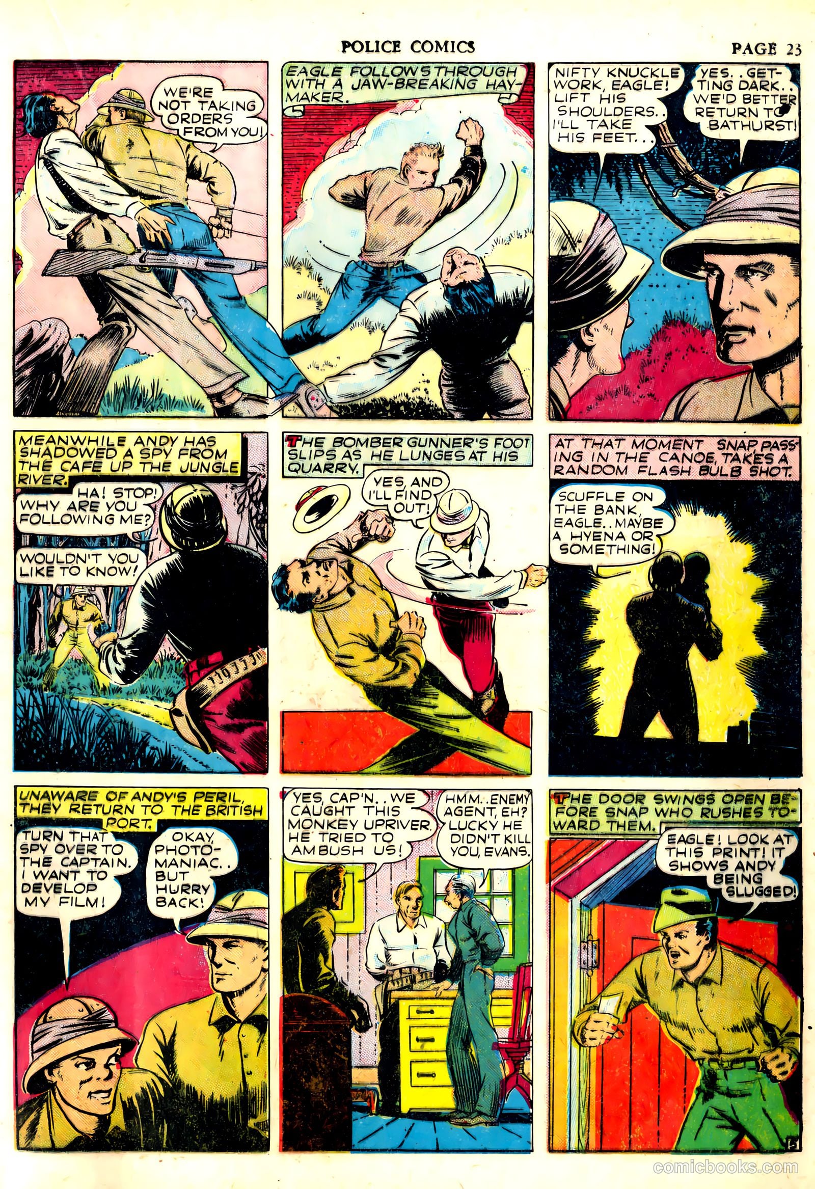 Police Comics #6 (1942) — page 25 of 68