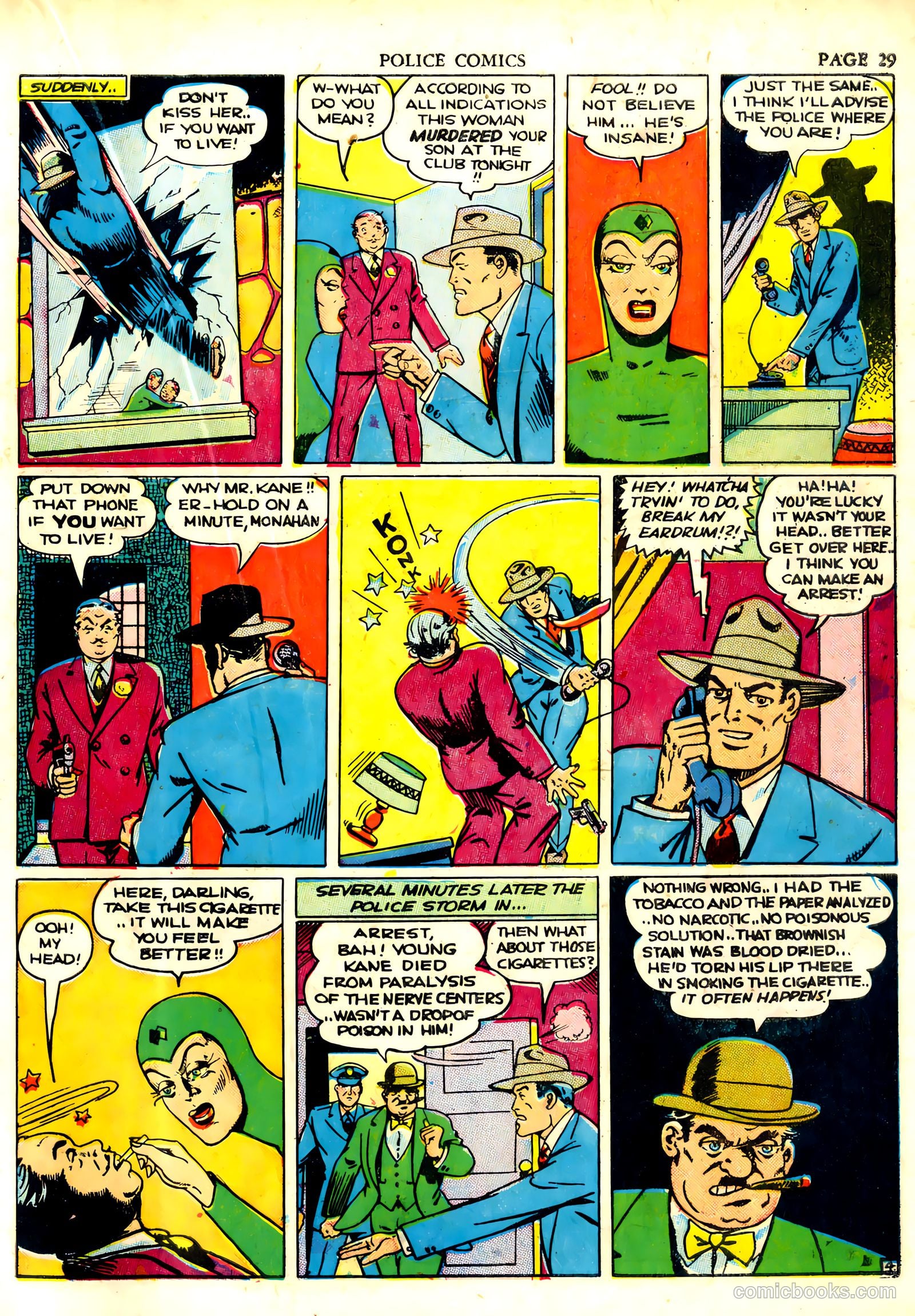 Police Comics #6 (1942) — page 31 of 68