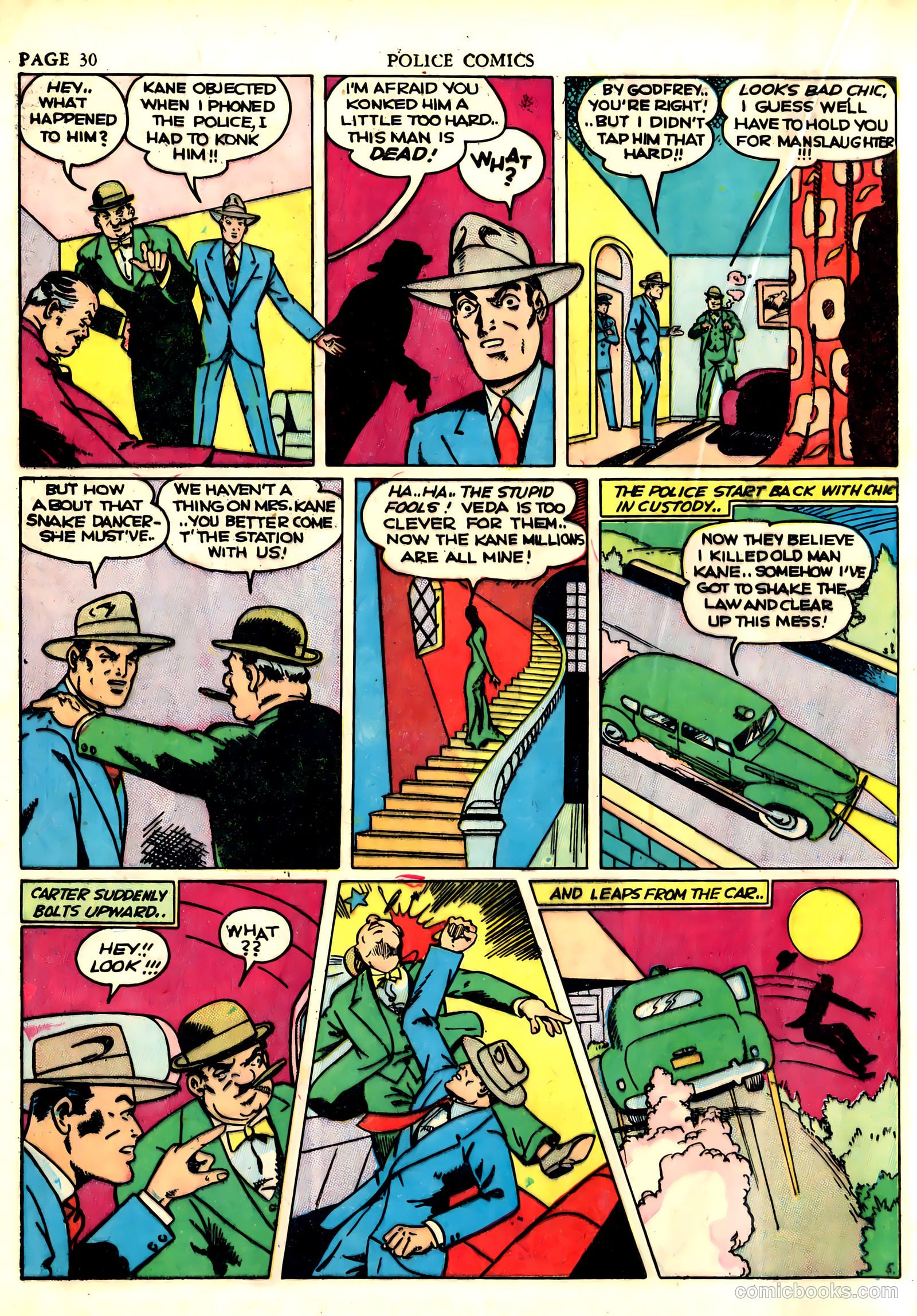 Police Comics #6 (1942) — page 32 of 68