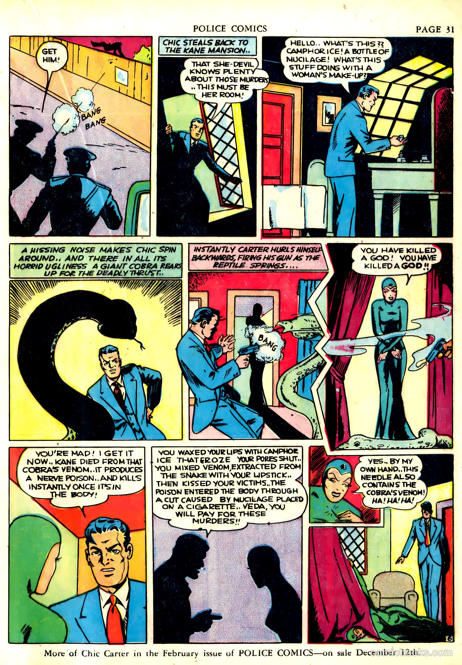 Police Comics #6 (1942) — page 33 of 68