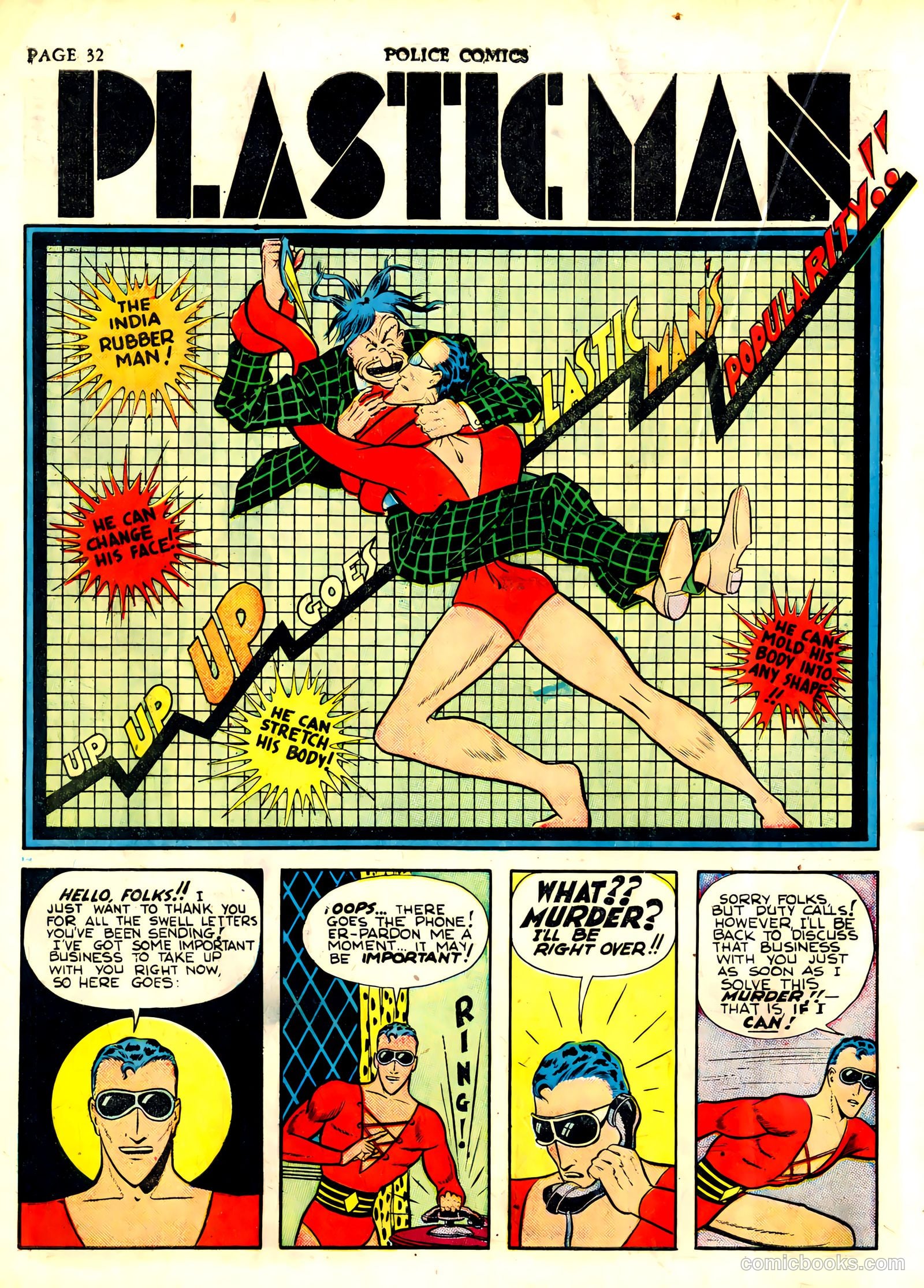 Police Comics #6 (1942) — page 34 of 68