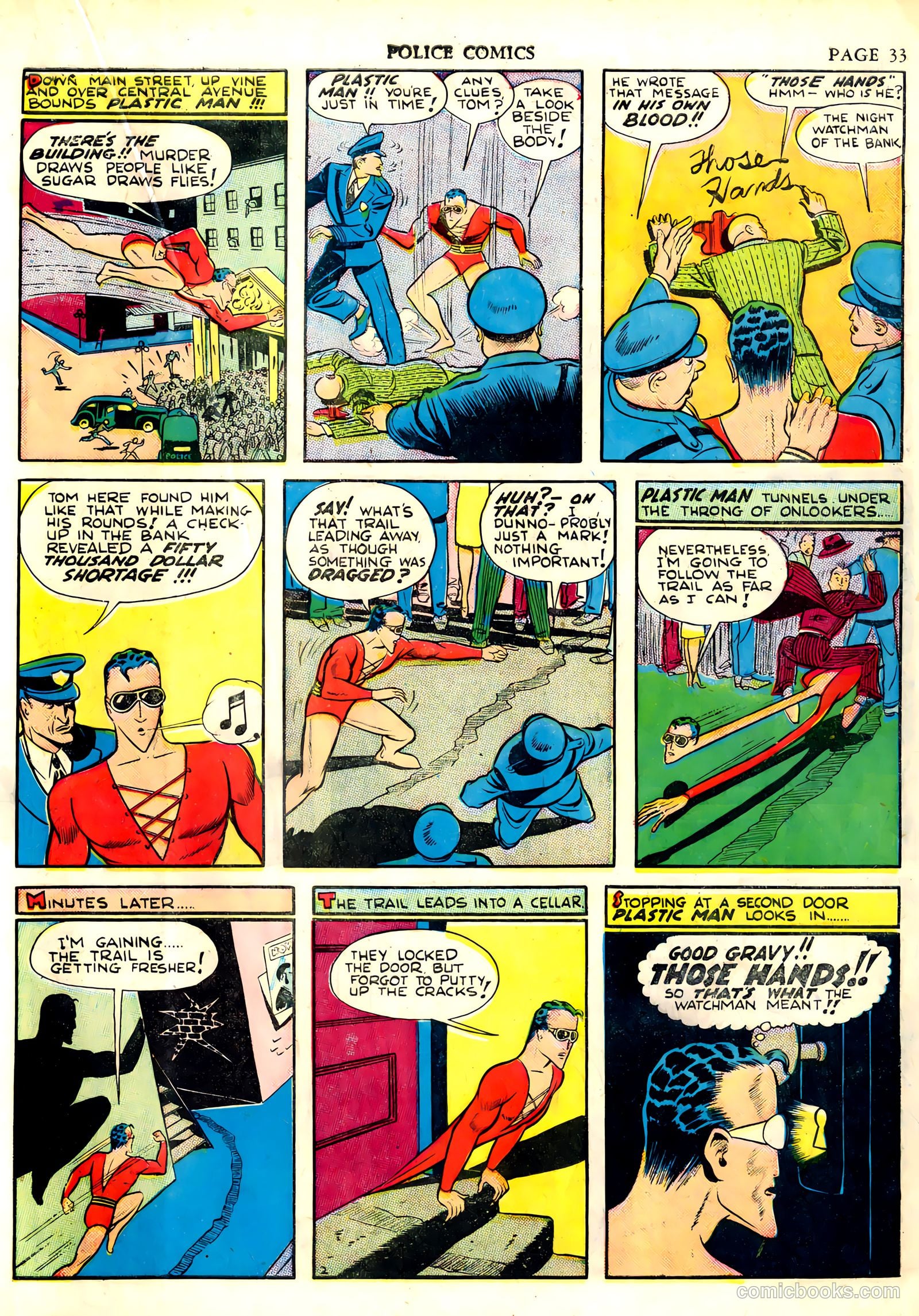 Police Comics #6 (1942) — page 35 of 68