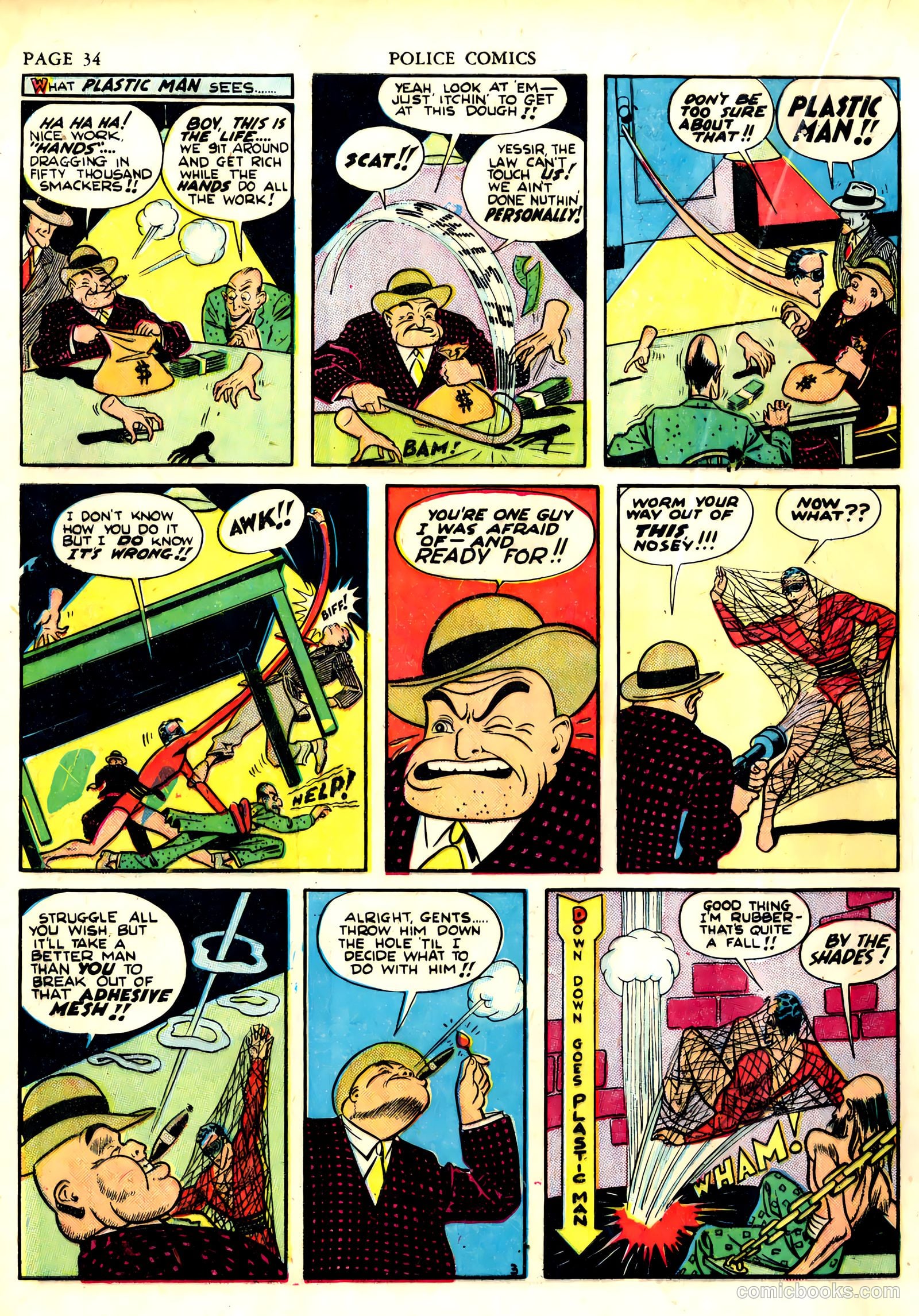 Police Comics #6 (1942) — page 36 of 68