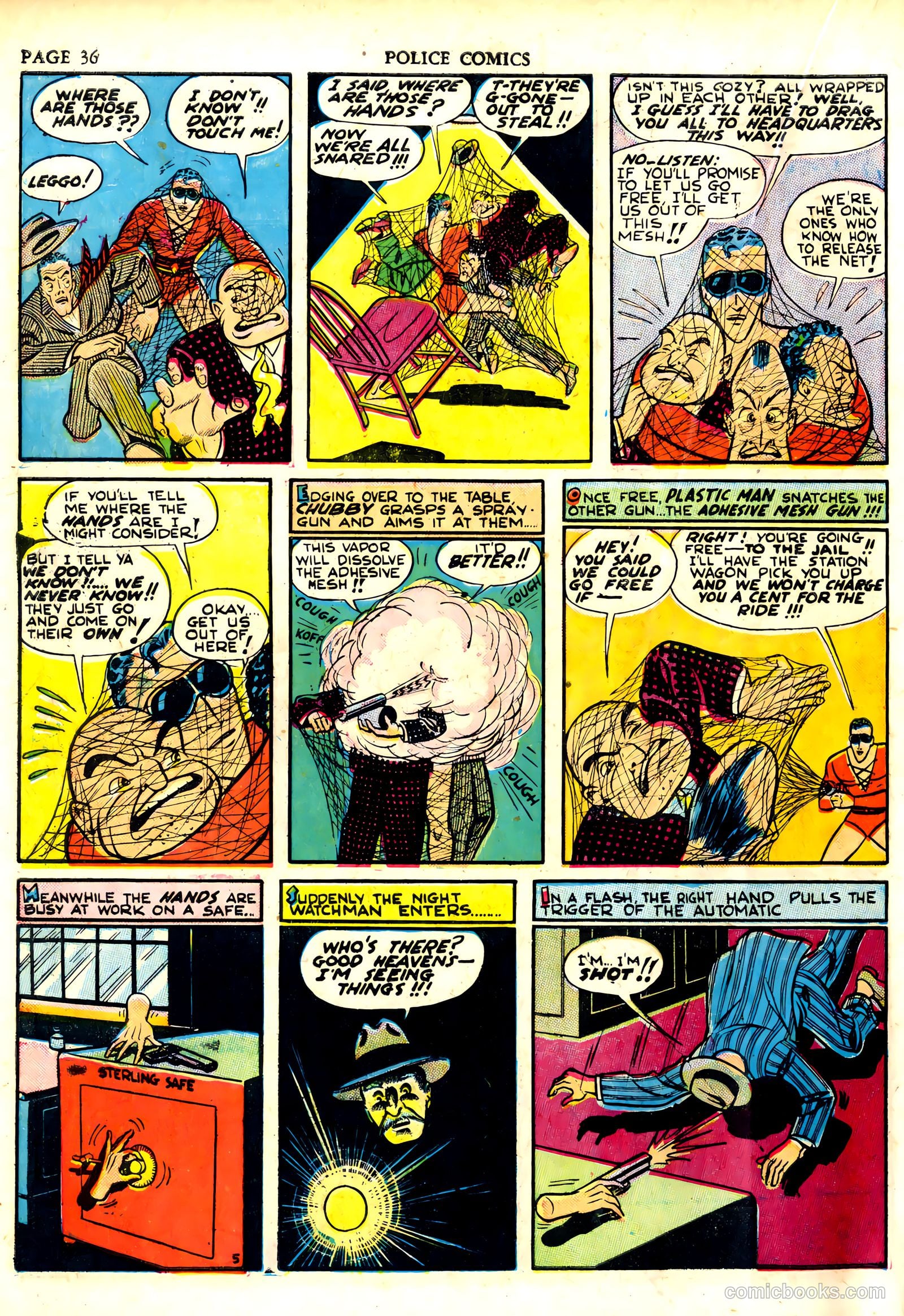 Police Comics #6 (1942) — page 38 of 68