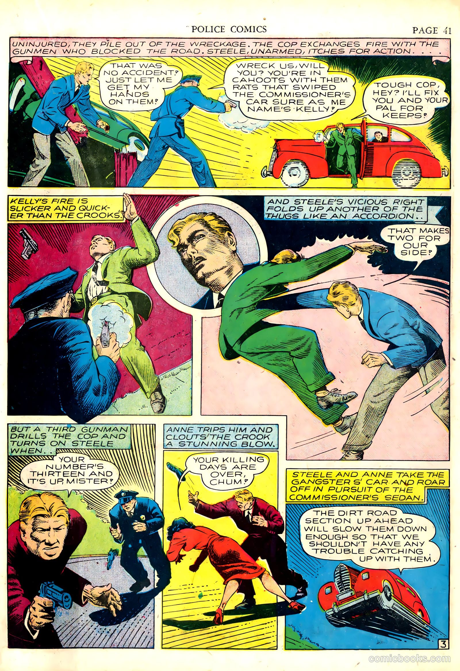 Police Comics #6 (1942) — page 43 of 68