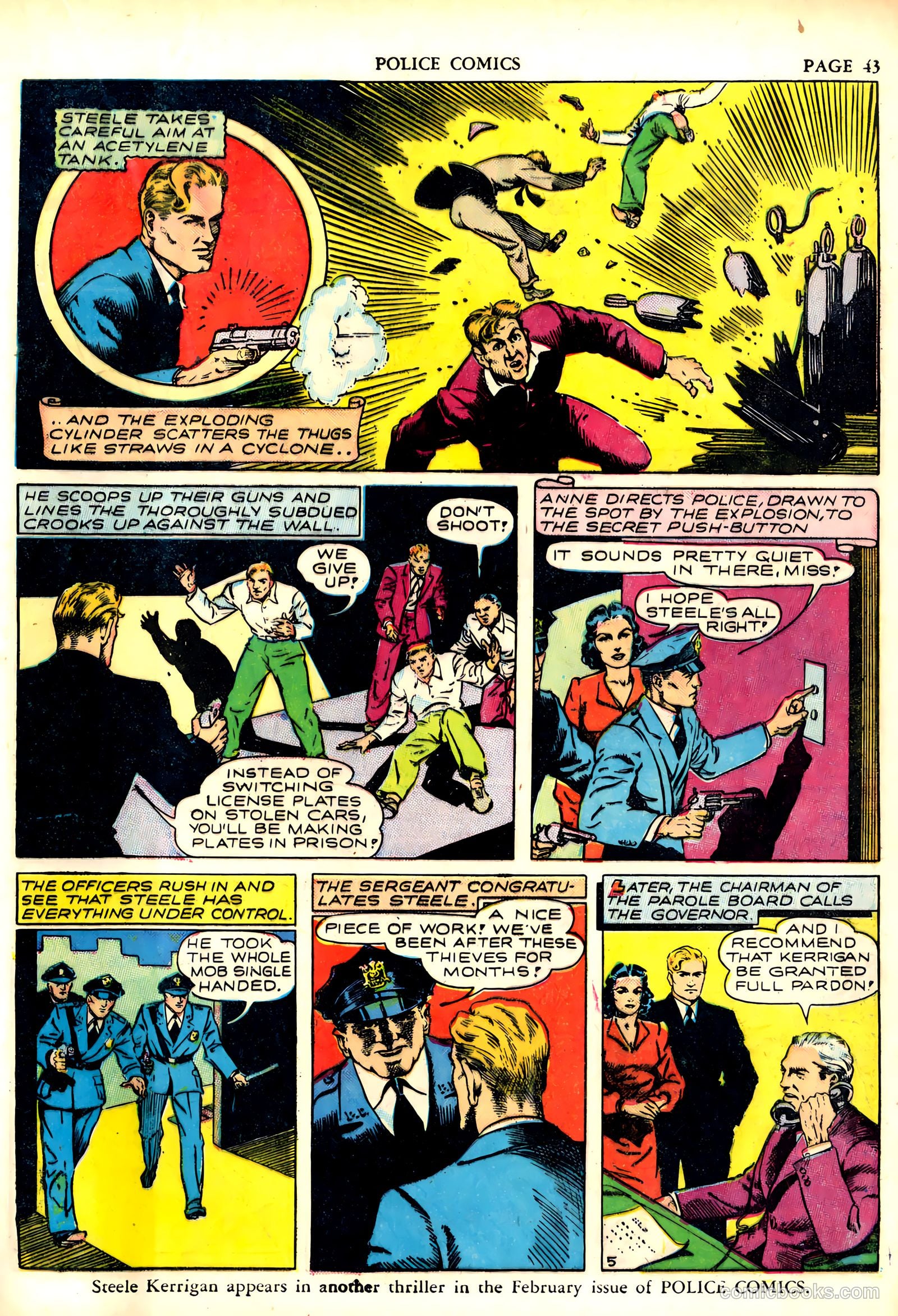 Police Comics #6 (1942) — page 45 of 68