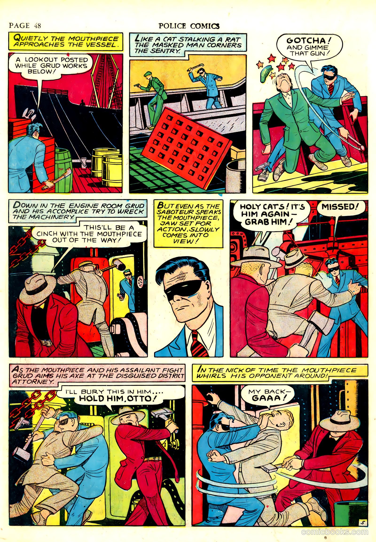 Police Comics #6 (1942) — page 50 of 68